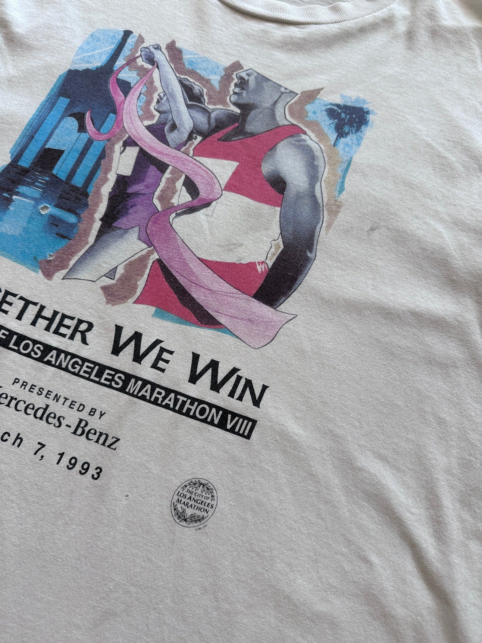 1993 LA Marathon Mercedes T-Shirt - XL – Permanent Orbit