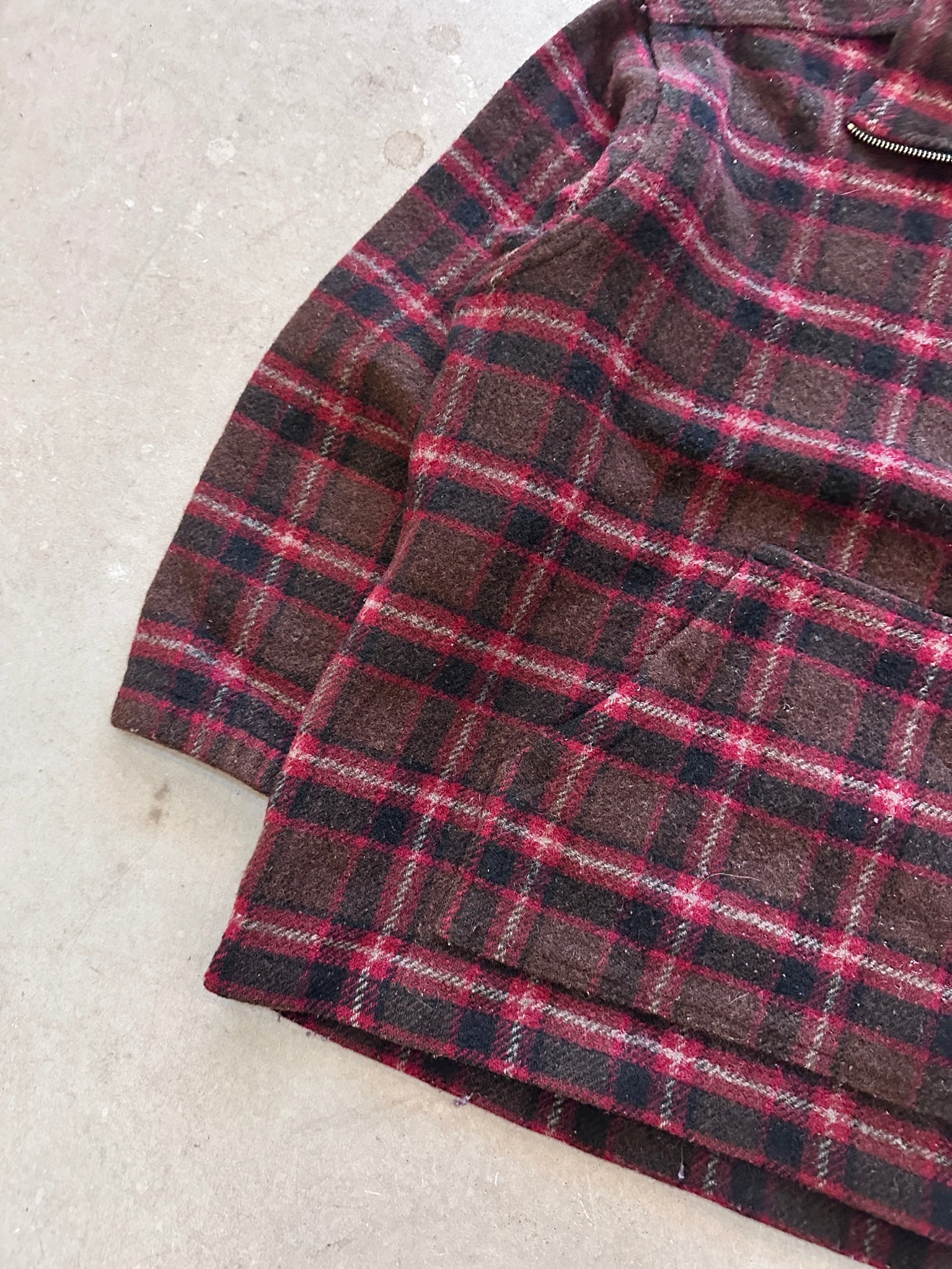 1990’s Woolrich Half Zip Woollen Flannel - L