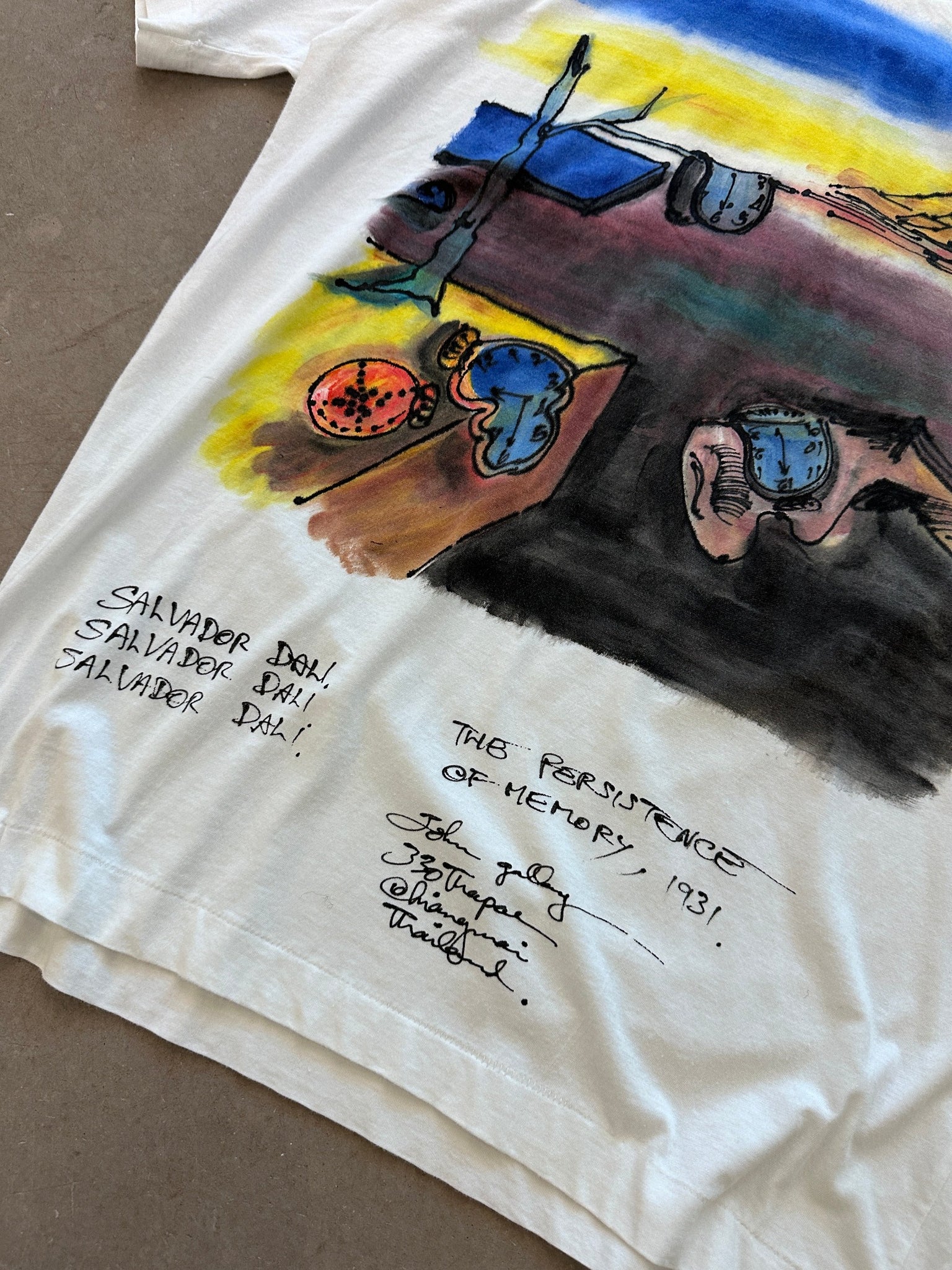 1980's Salvador Dali Painting T-Shirt - M