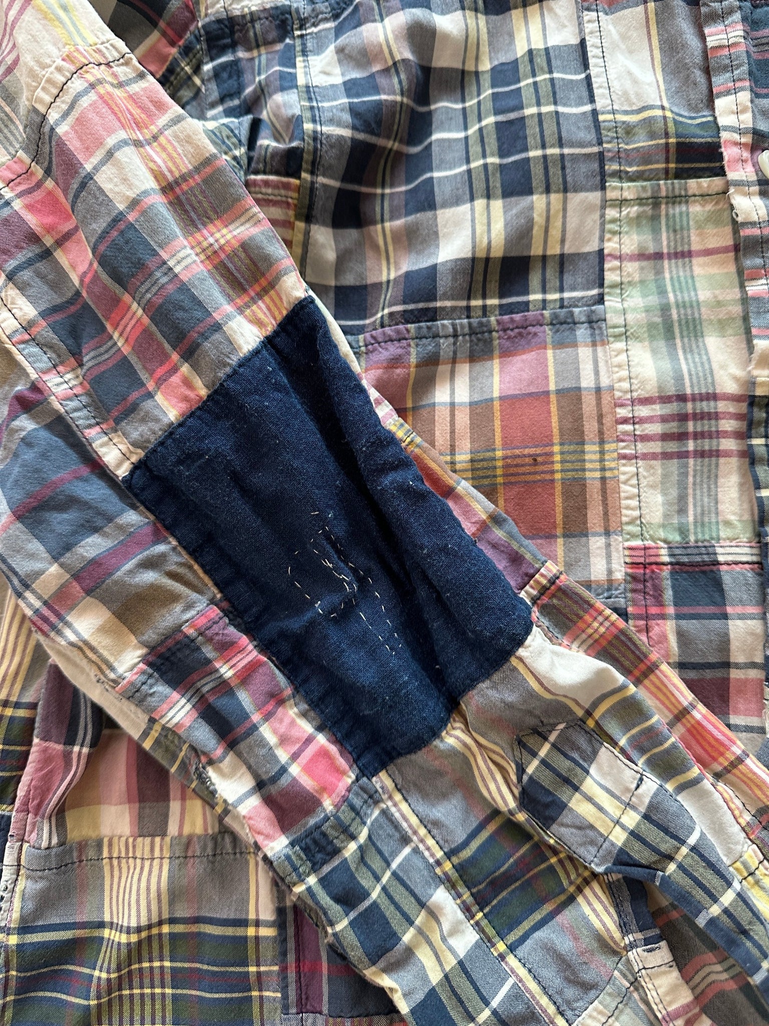 Ralph Lauren Patchwork Madras Shirt - M