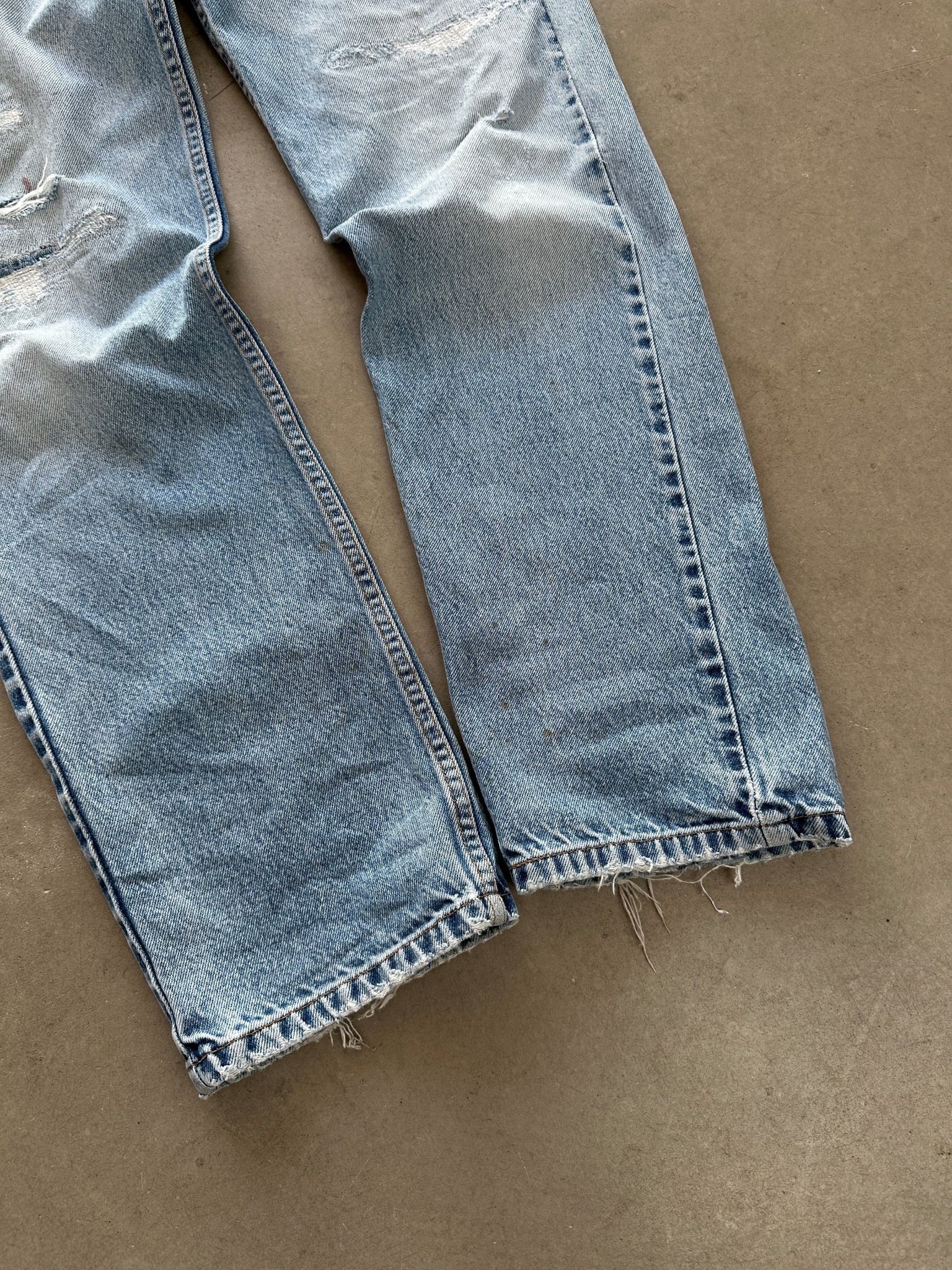 1990's Levi's Repaired 505 Jeans - 35 x 32