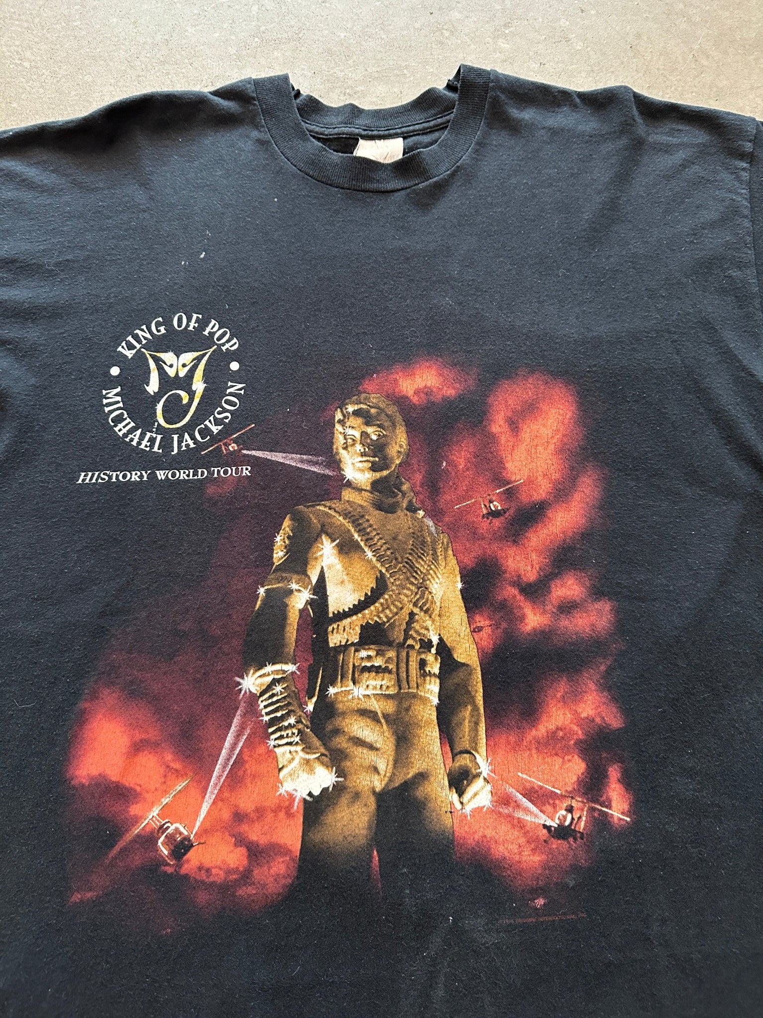 Michael jackson history shop tour t shirt