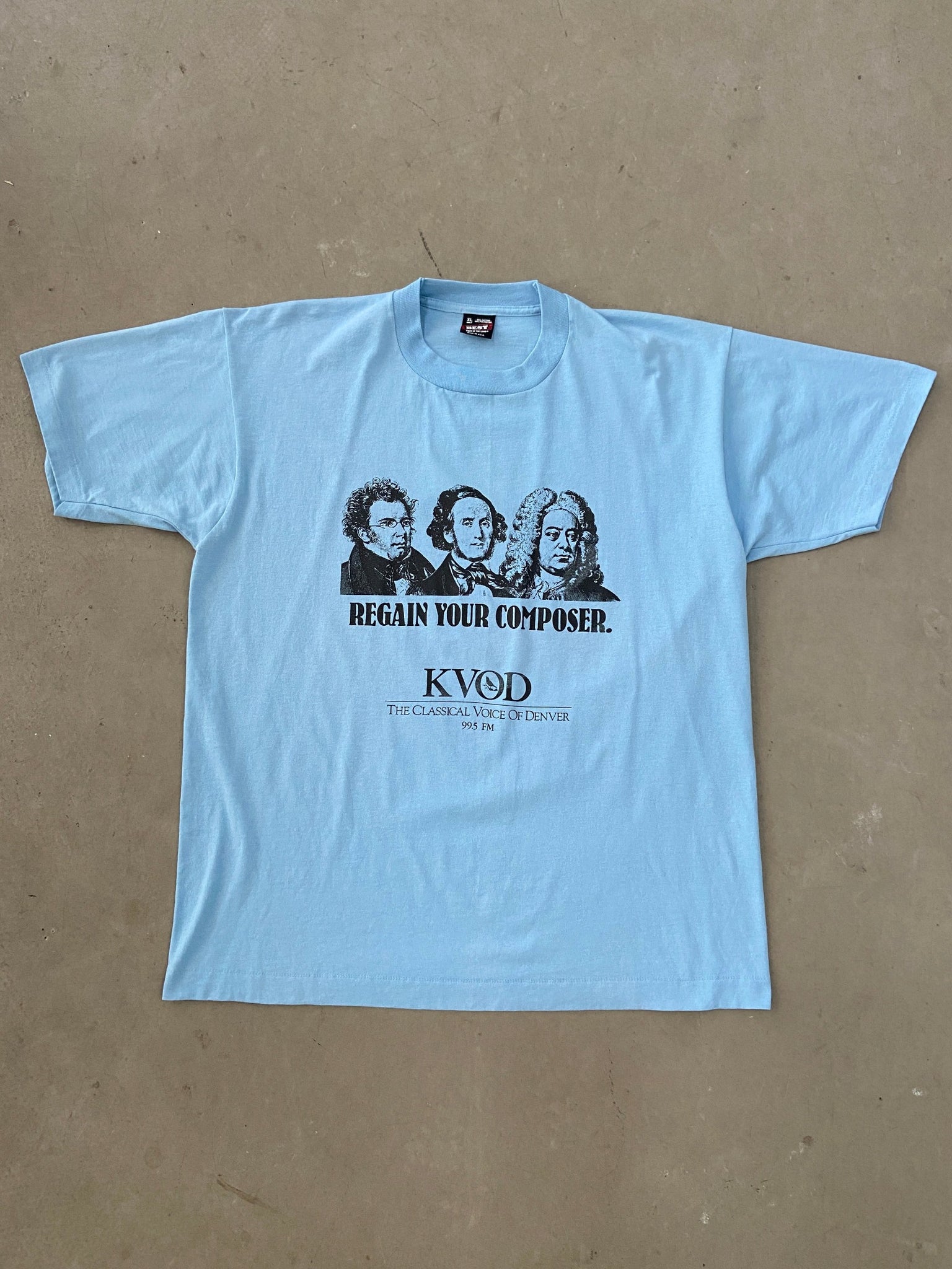 99.5FM Regain Your Composer T-Shirt - XL