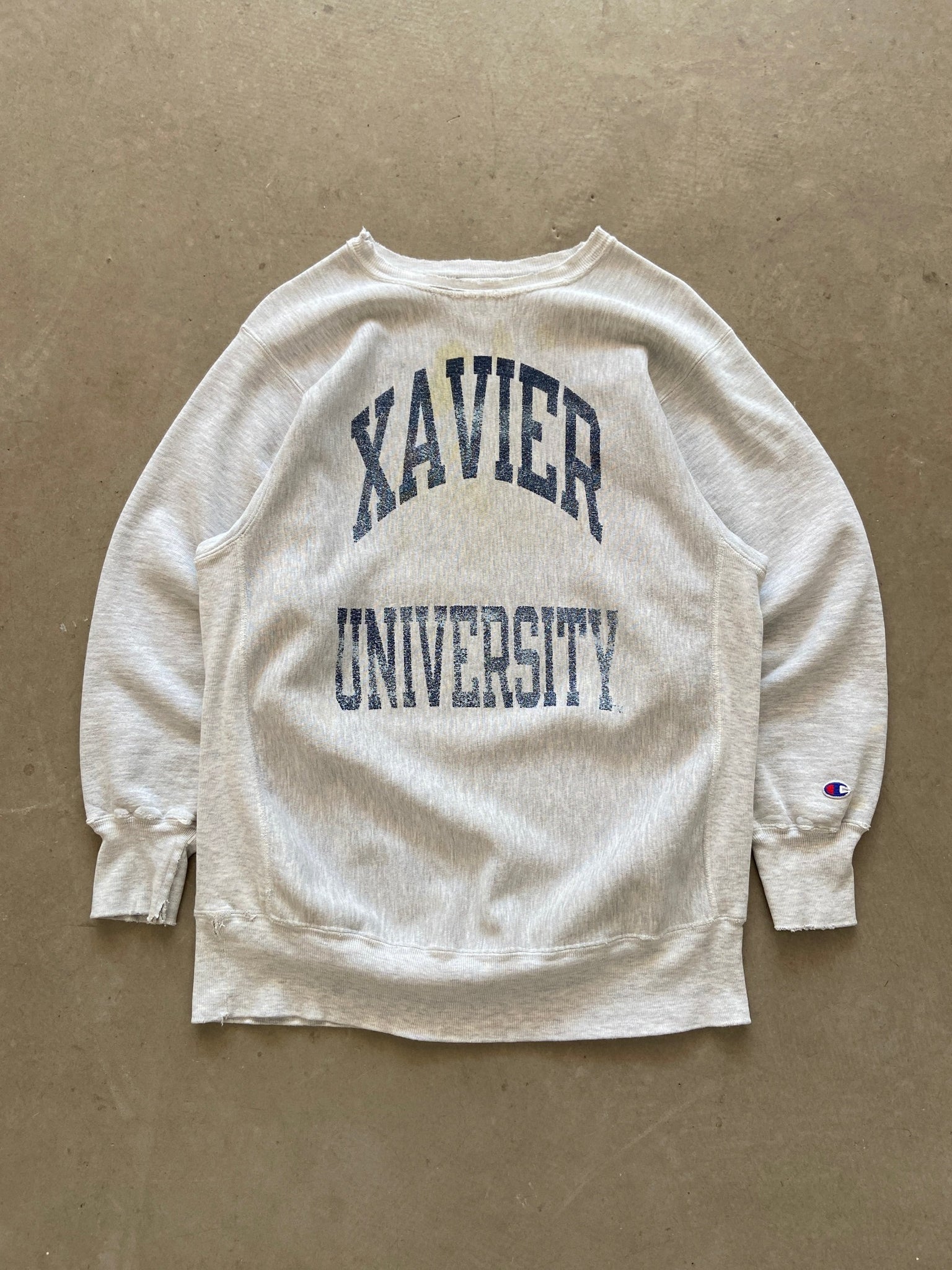 1990's Champion Reverse Weave Xavier University Sweat - XXL