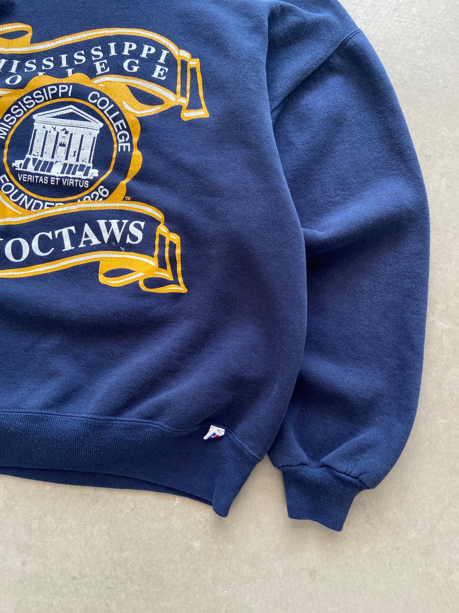 1990's Russell Athletic Mississippi College Sweat - XL