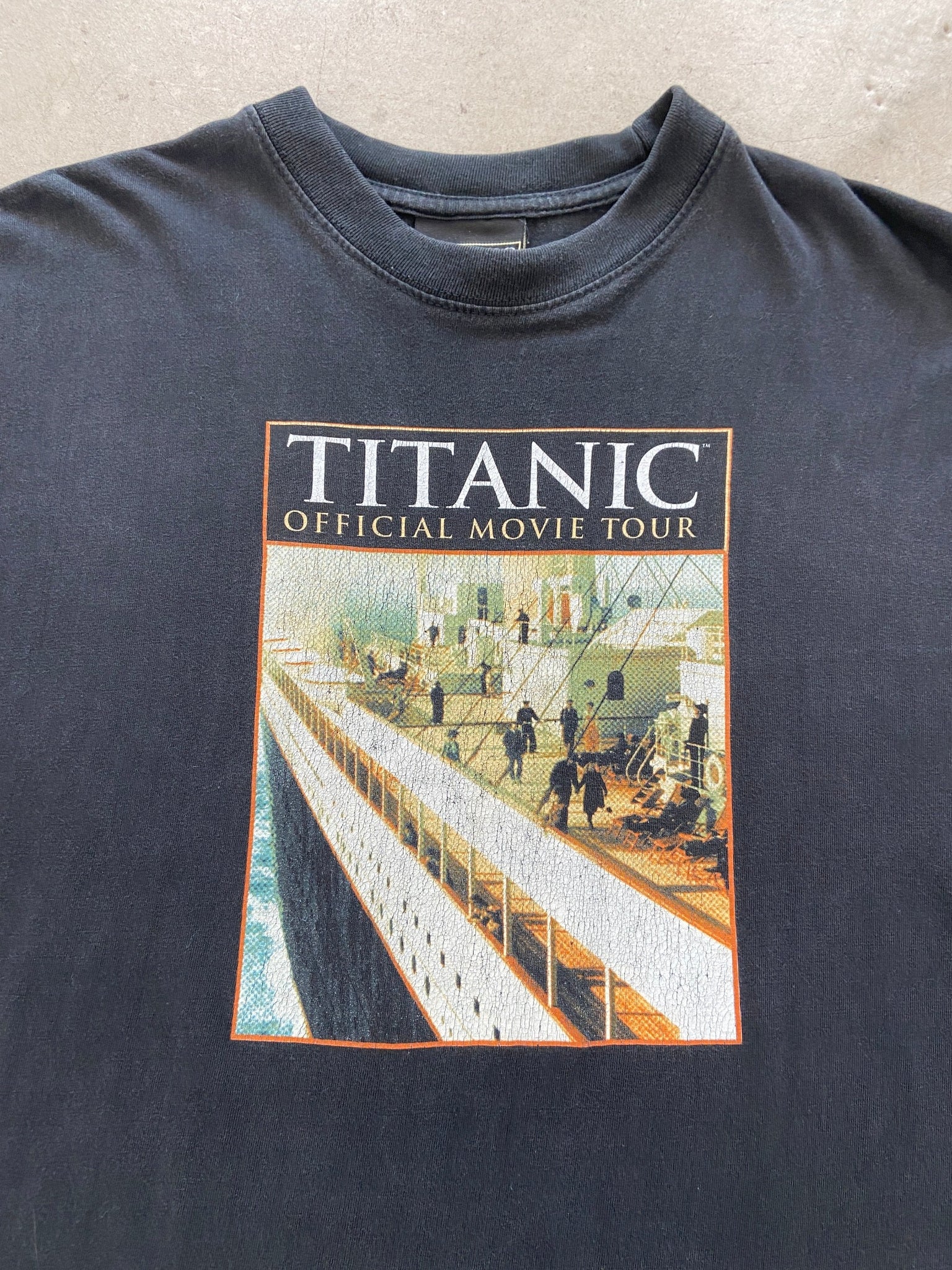 1998 Titanic Offical Movie Tour T-Shirt - L