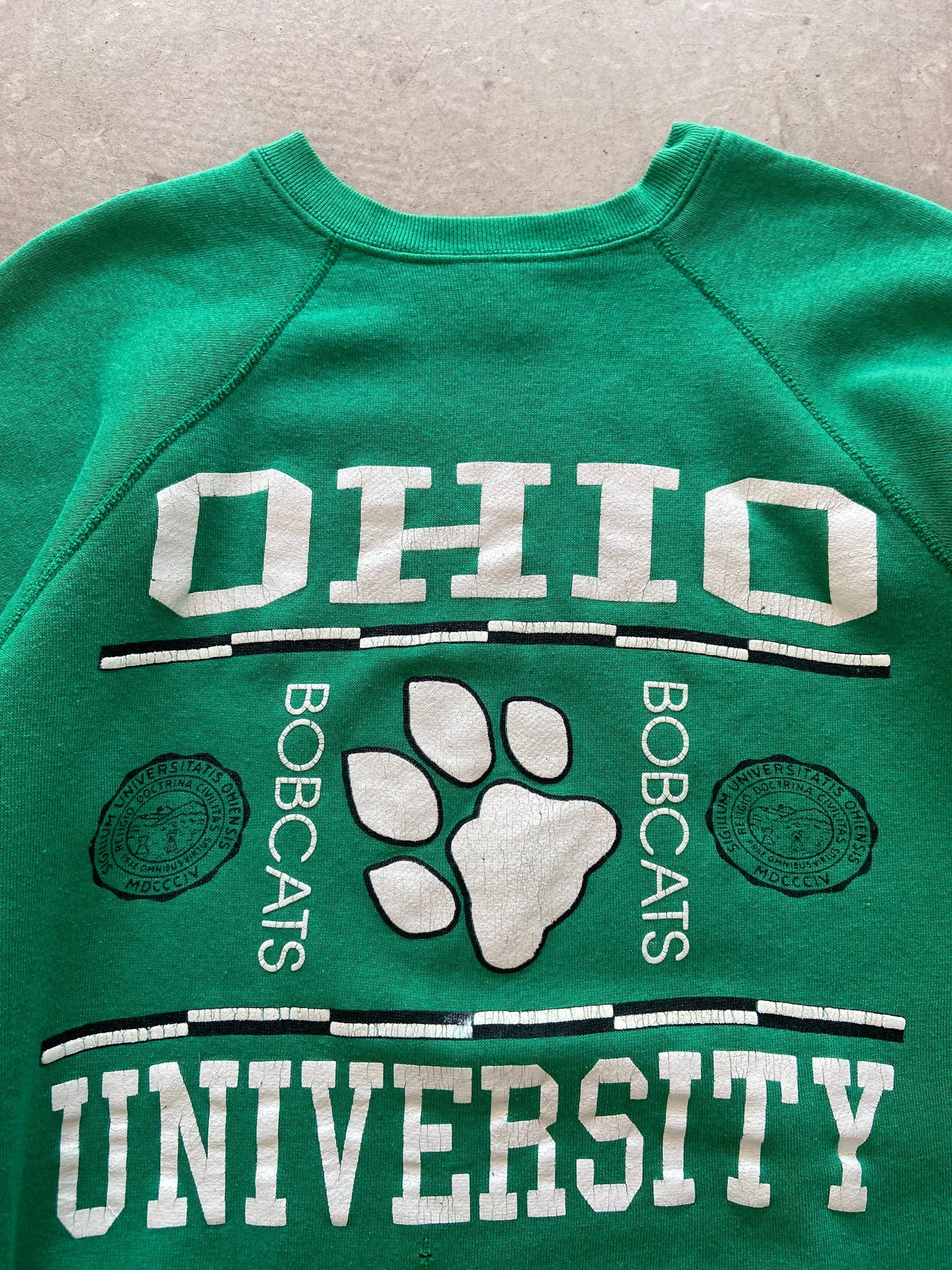 1980's Ohio Bobcats Sweat - L