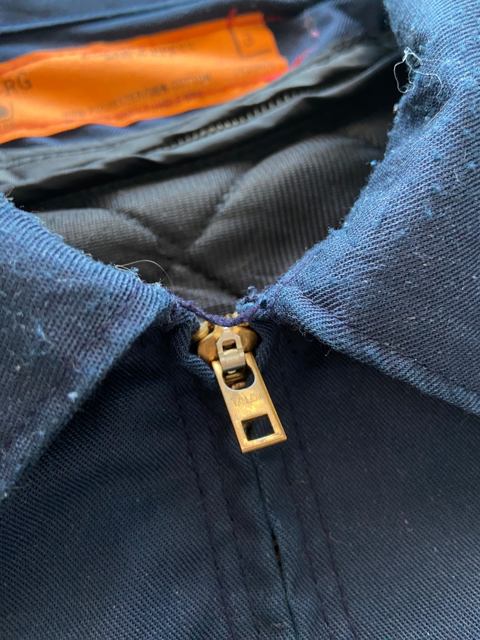1970's Red Kap American Breeders Service Lined Work Jacket