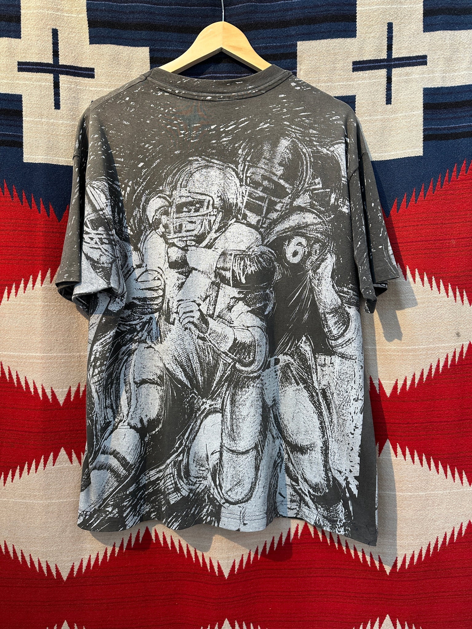 1990's LA Raiders AOP T-Shirt - XL – Permanent Orbit