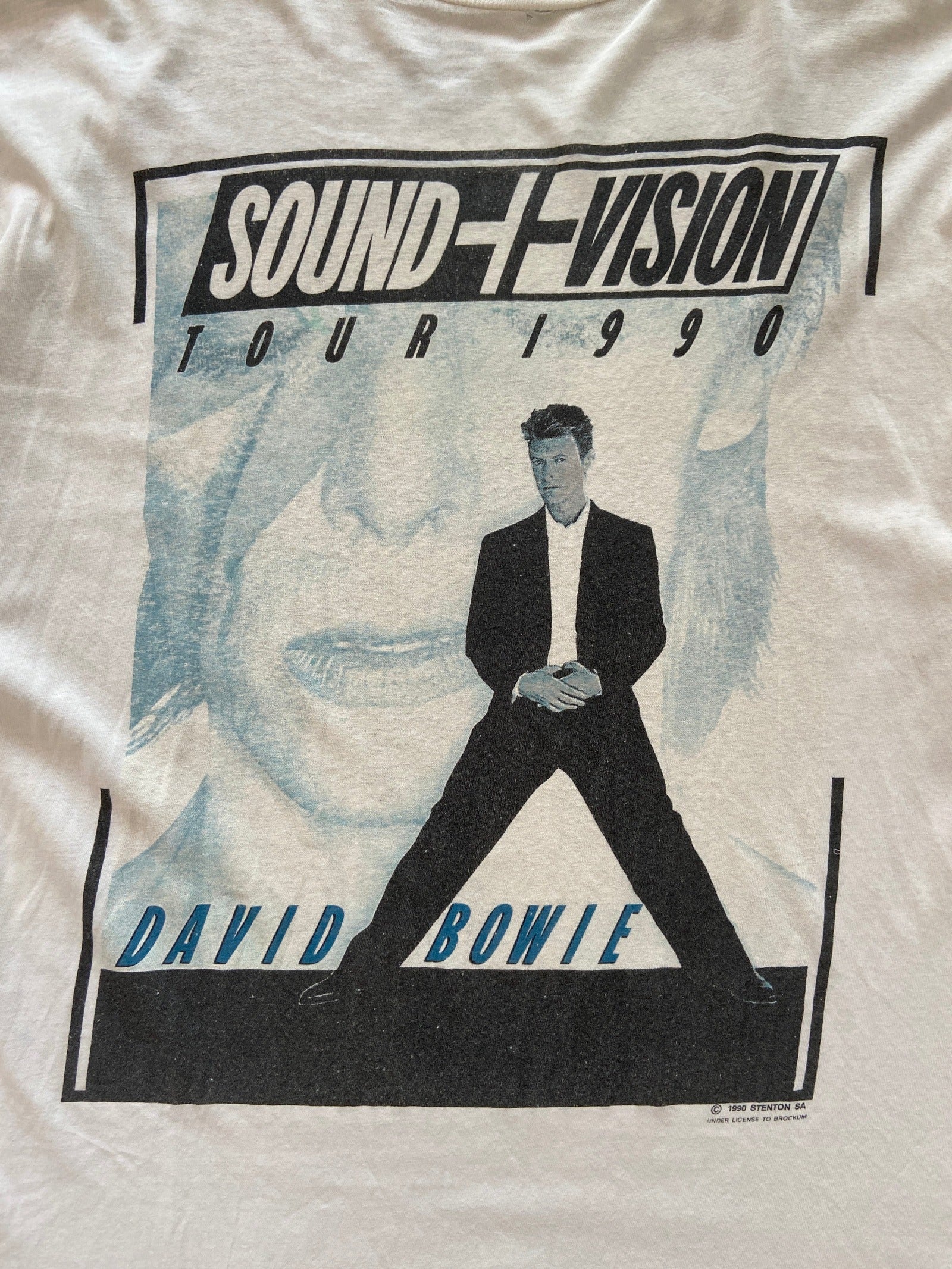 Vintage 1990 David Bowie Sound Vision World Tour T-shirt