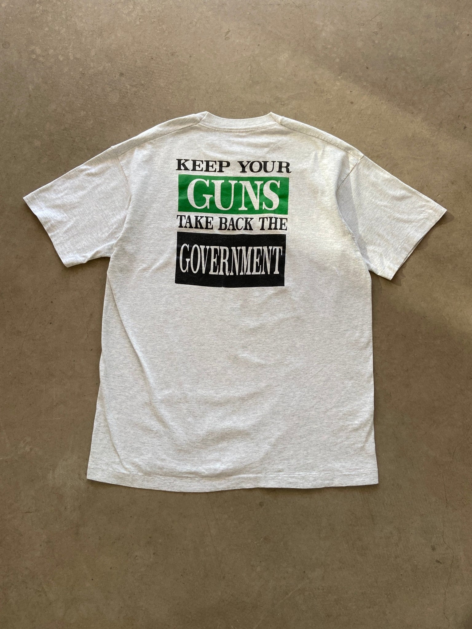 1990's Keep Your Guns T-Shirt - XL