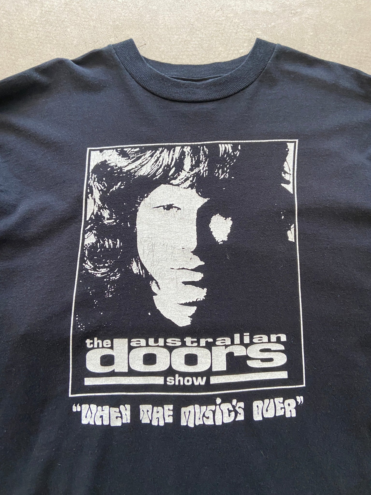 1996 The Australian Doors Show When The Music's Over T-Shirt - XL