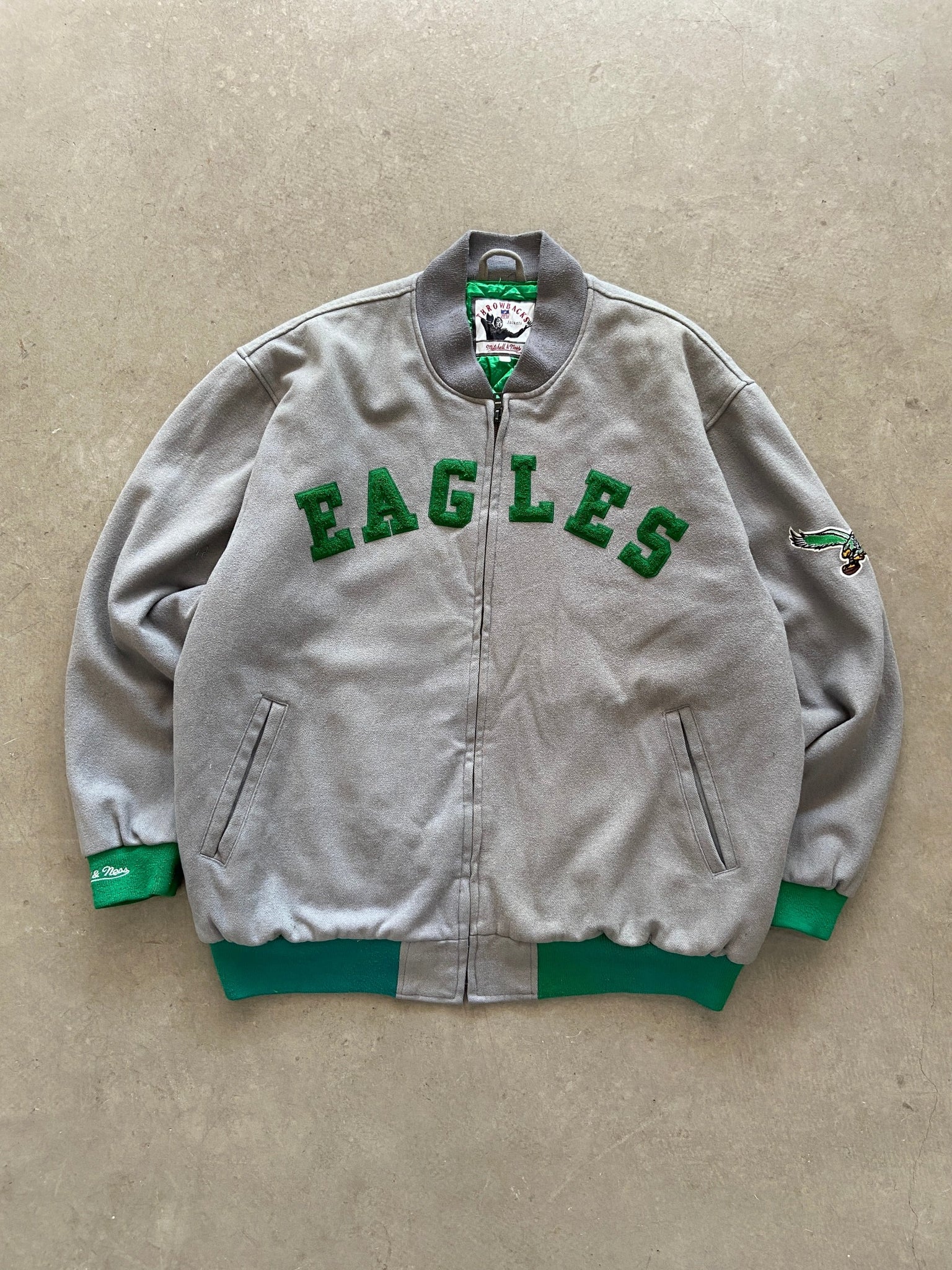 Mitchell and Ness Philadelphia Eagles Varsity Jacket - XXL