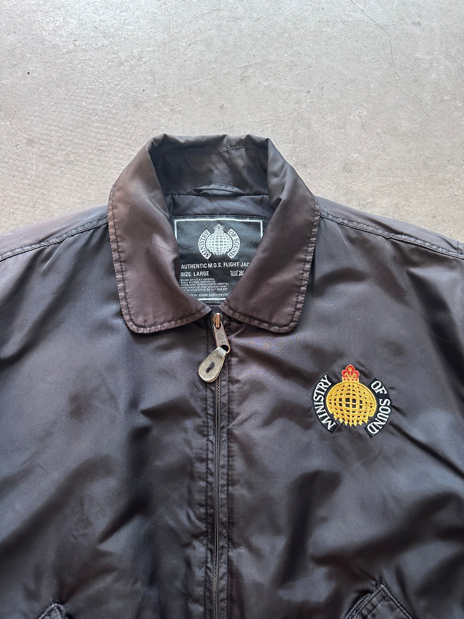 1990's Ministry of Sound Flight Jacket - L