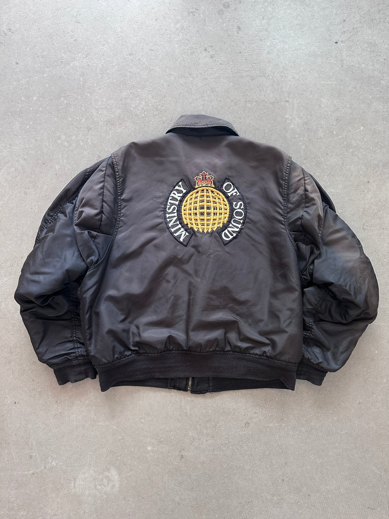 1990's Ministry of Sound Flight Jacket - L