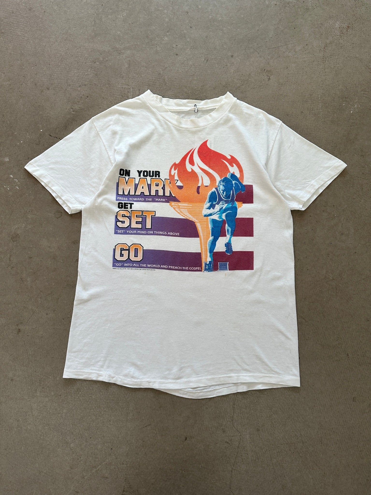 1992 On Your Mark Get Set Go T-Shirt - M