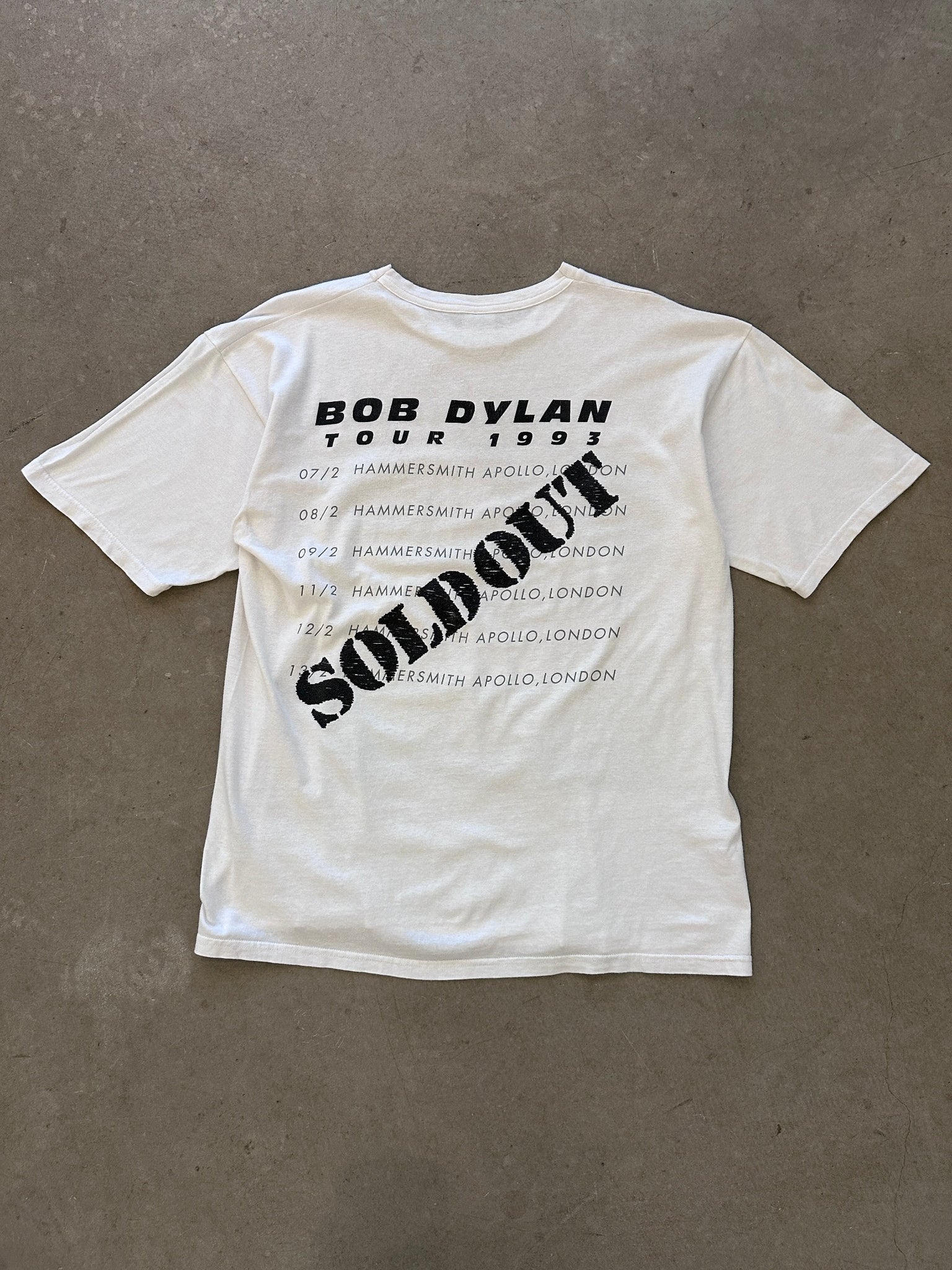 1993 Bob Dylan Tour T-Shirt - XL