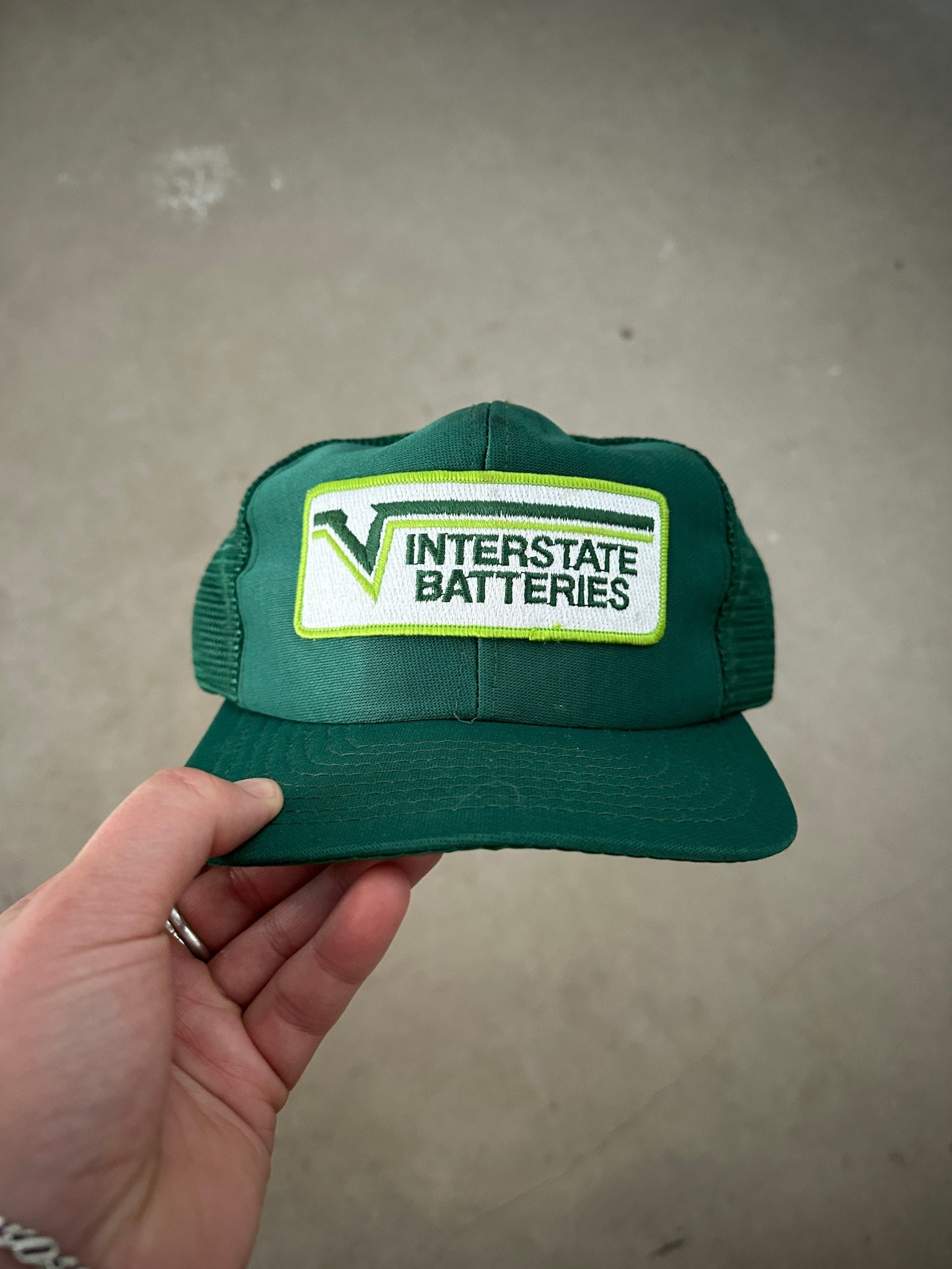 1990's Interstate Batteries Trucker Cap