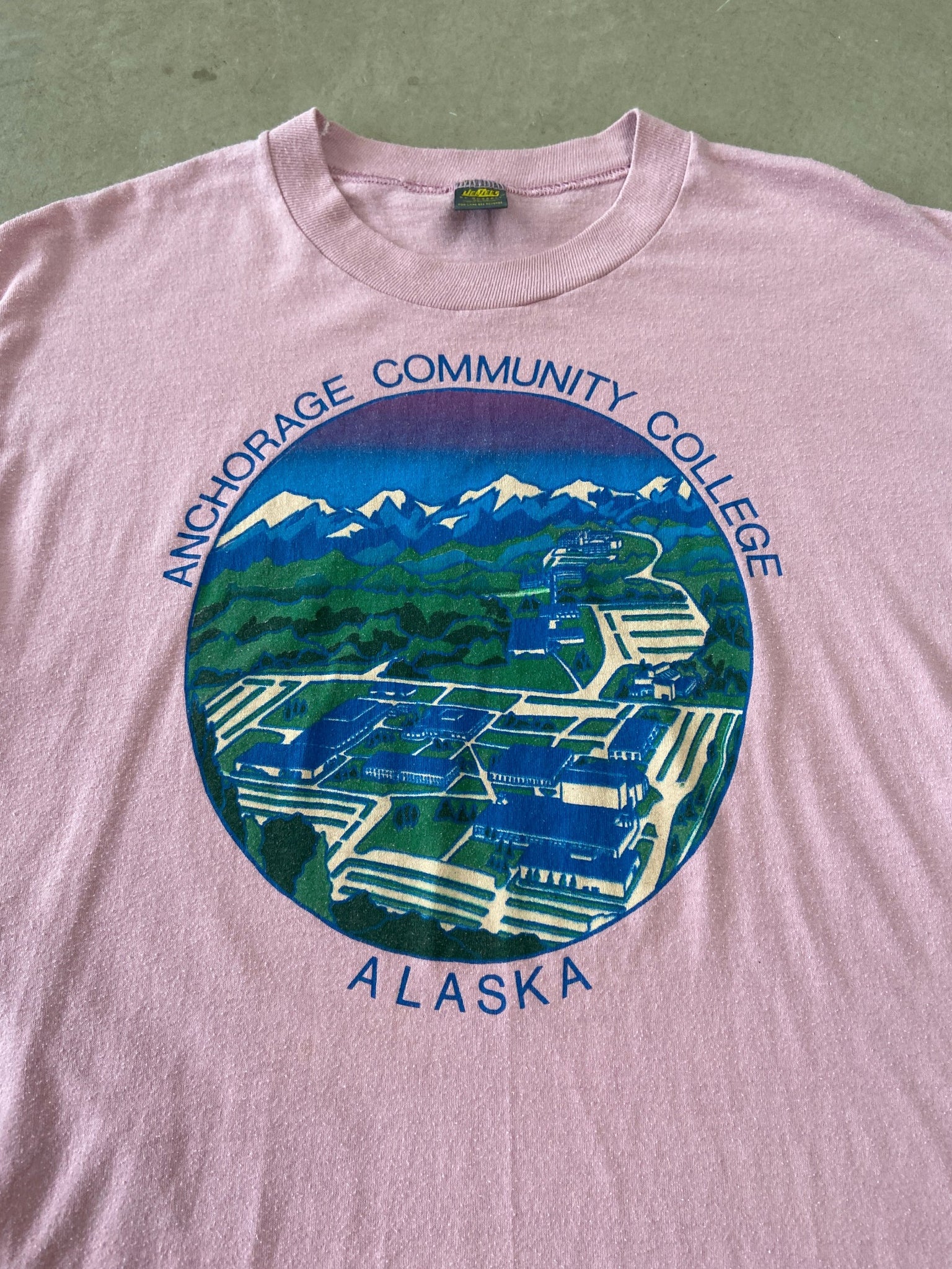 1970's Anchorage Community College T-shirt - XL