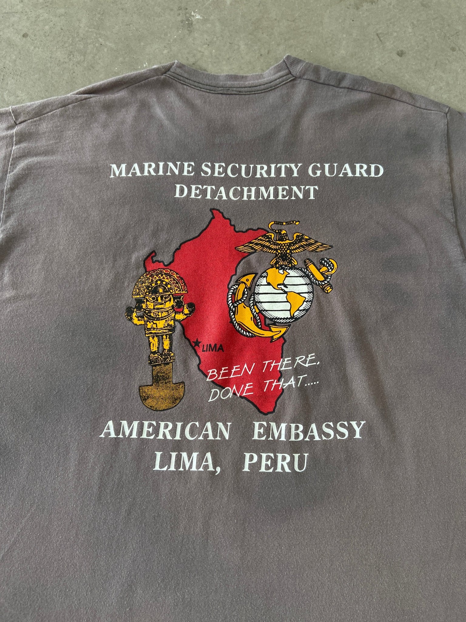 Marines Security Guard Lima T-shirt - XL