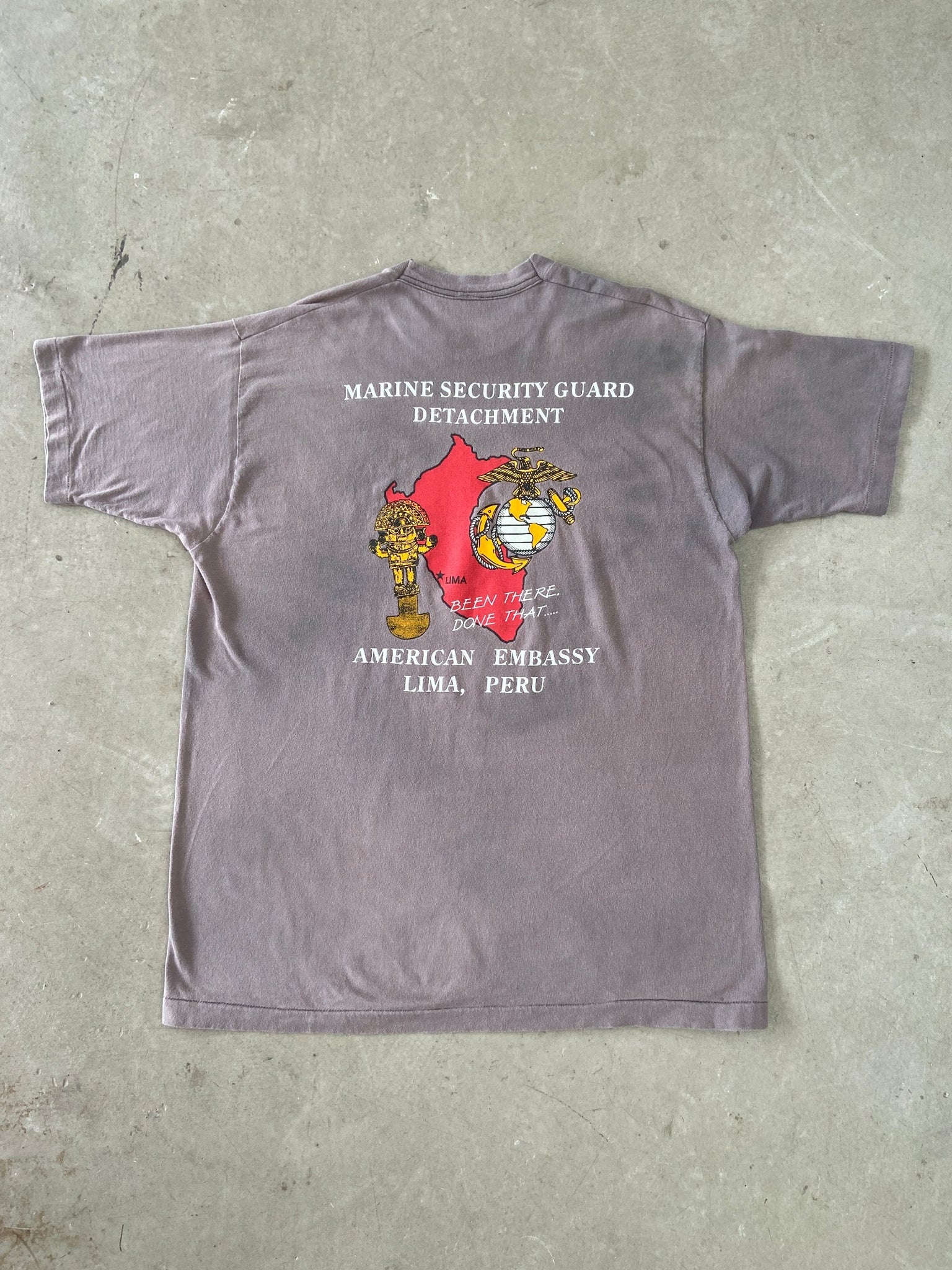 Marines Security Guard Lima T-shirt - XL