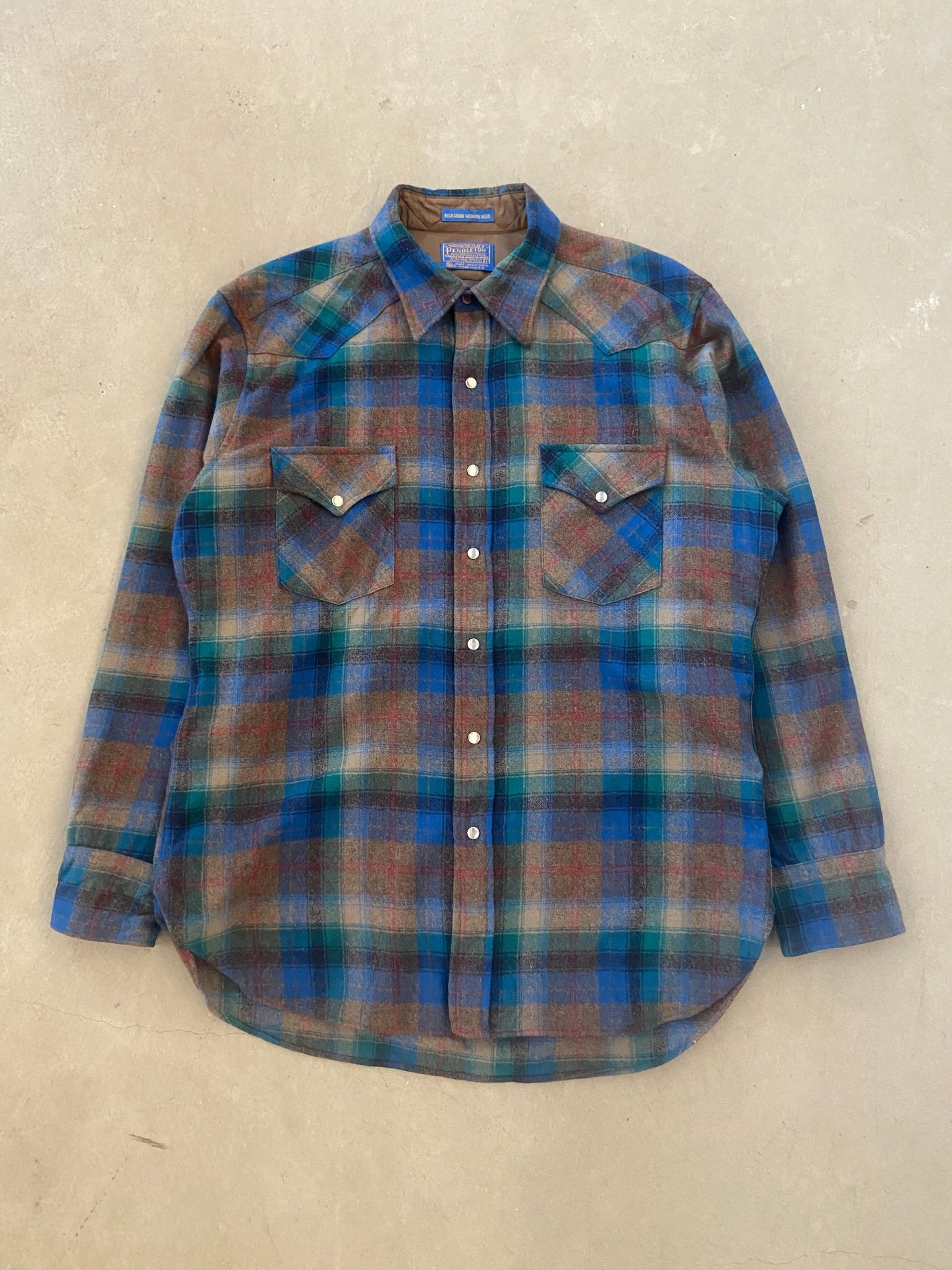 1990's Pendleton High Grade Western Shirt - L