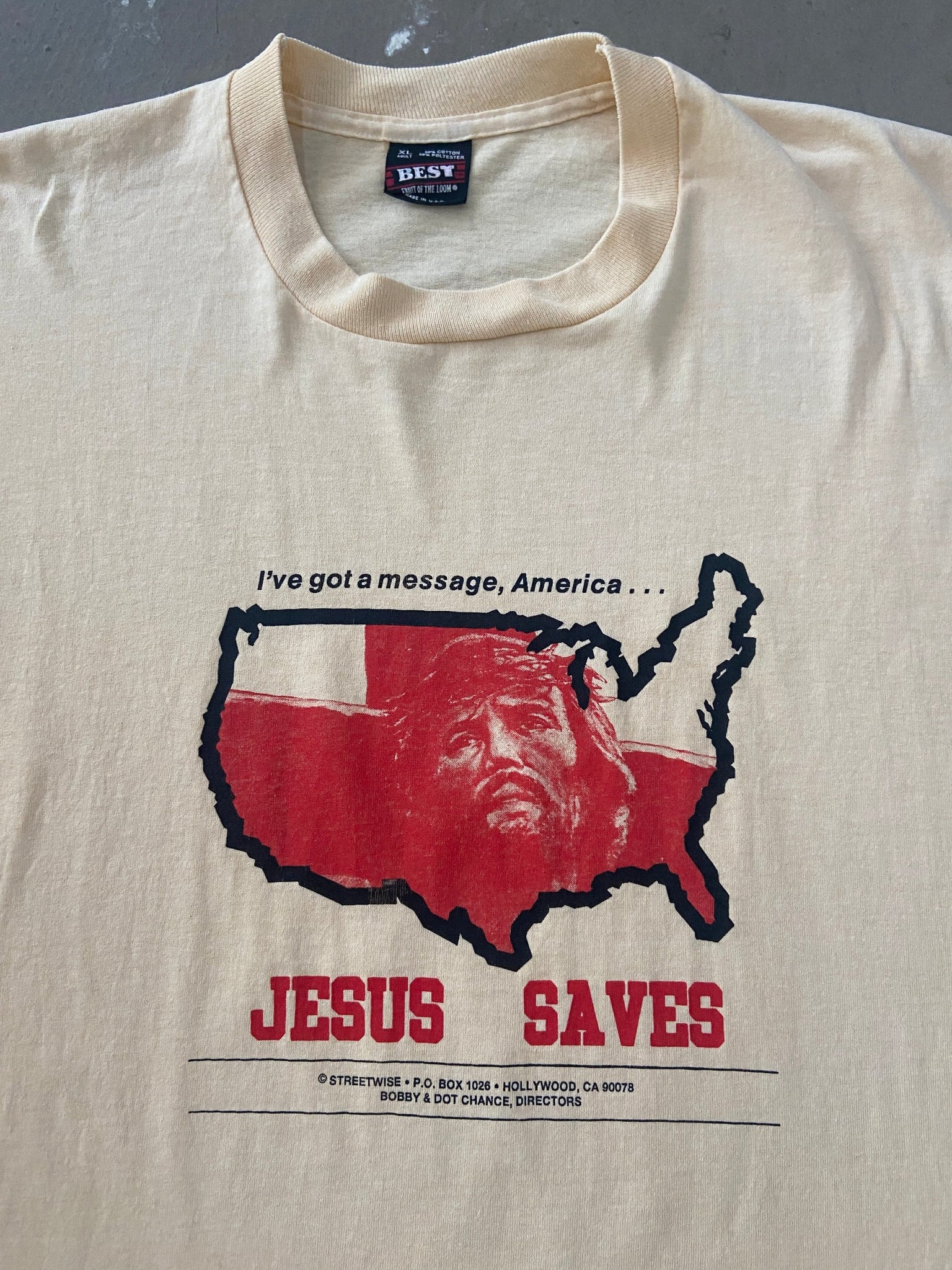 1990's Jesus Saves T-Shirt - XL