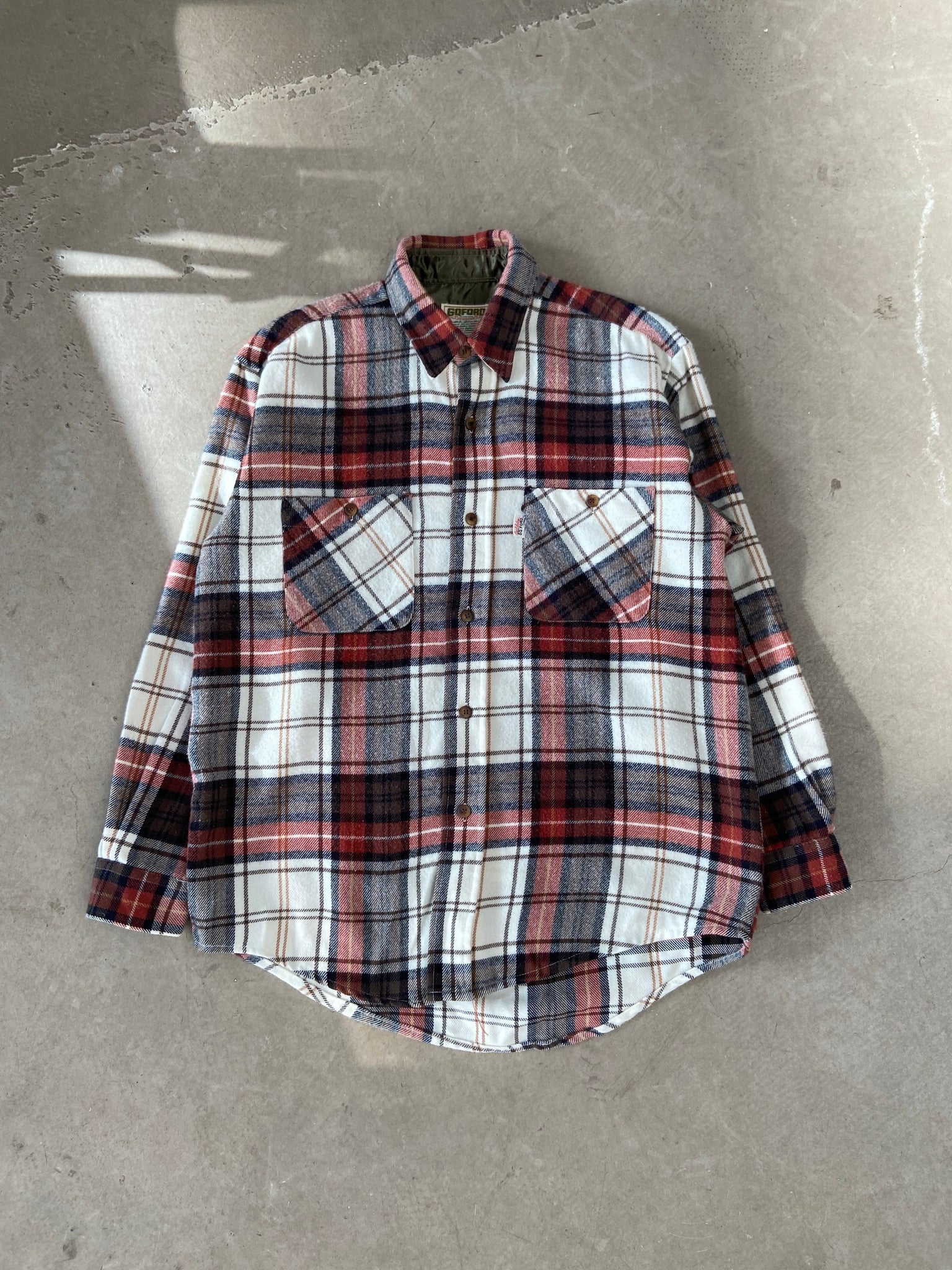 1970's GQ-Ford Flannel Shirt - M