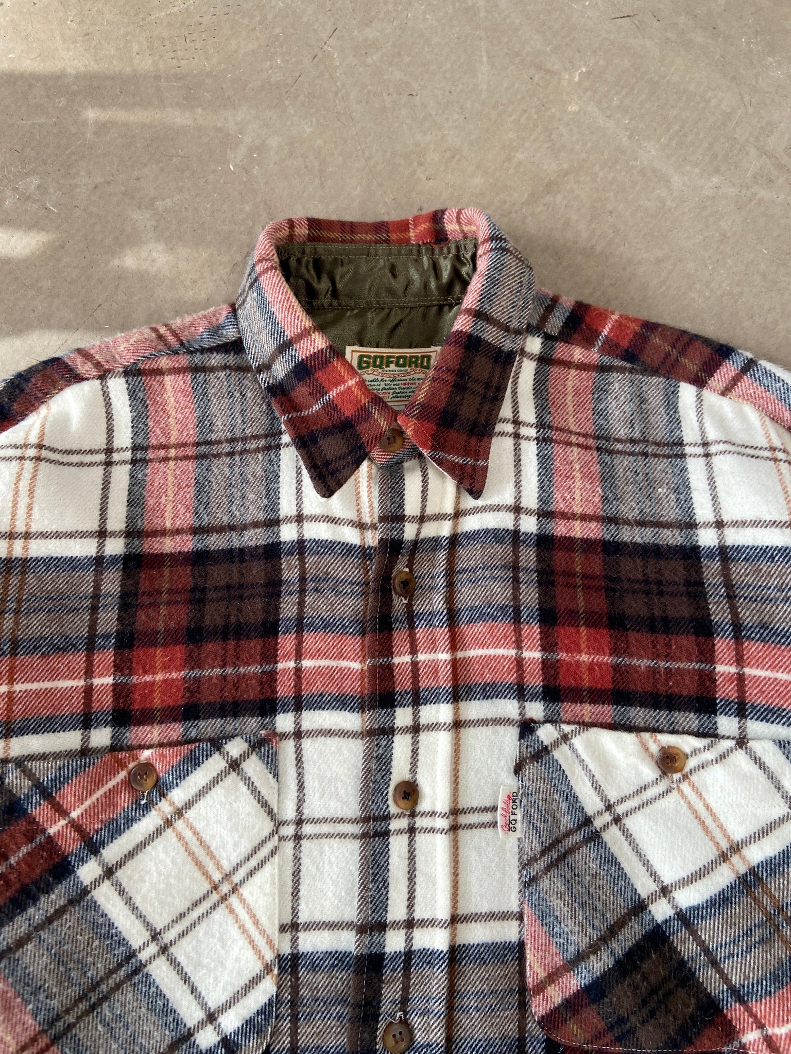 1970's GQ-Ford Flannel Shirt - M