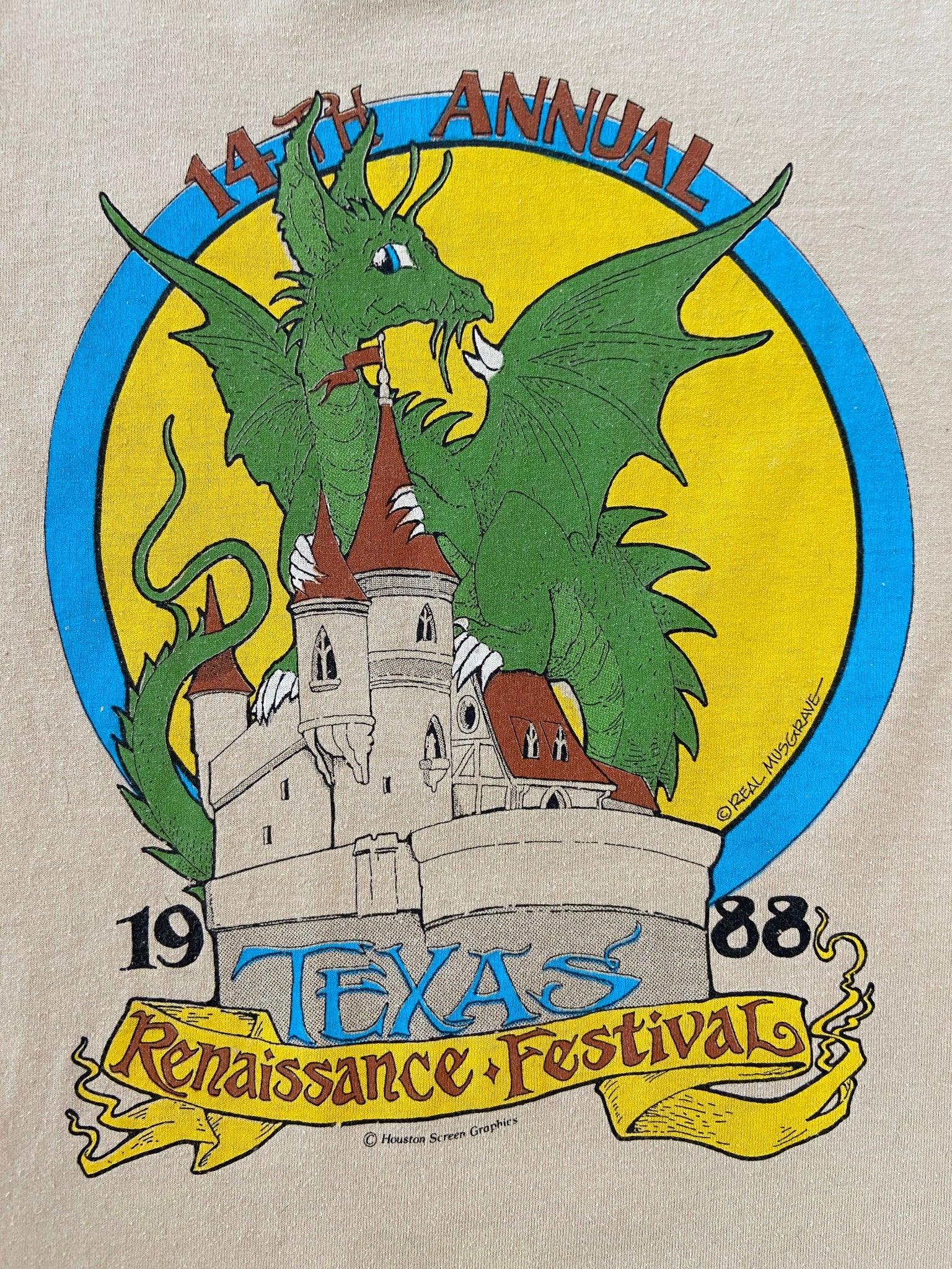 1988 Texas Renaissance Festival T-Shirt - L