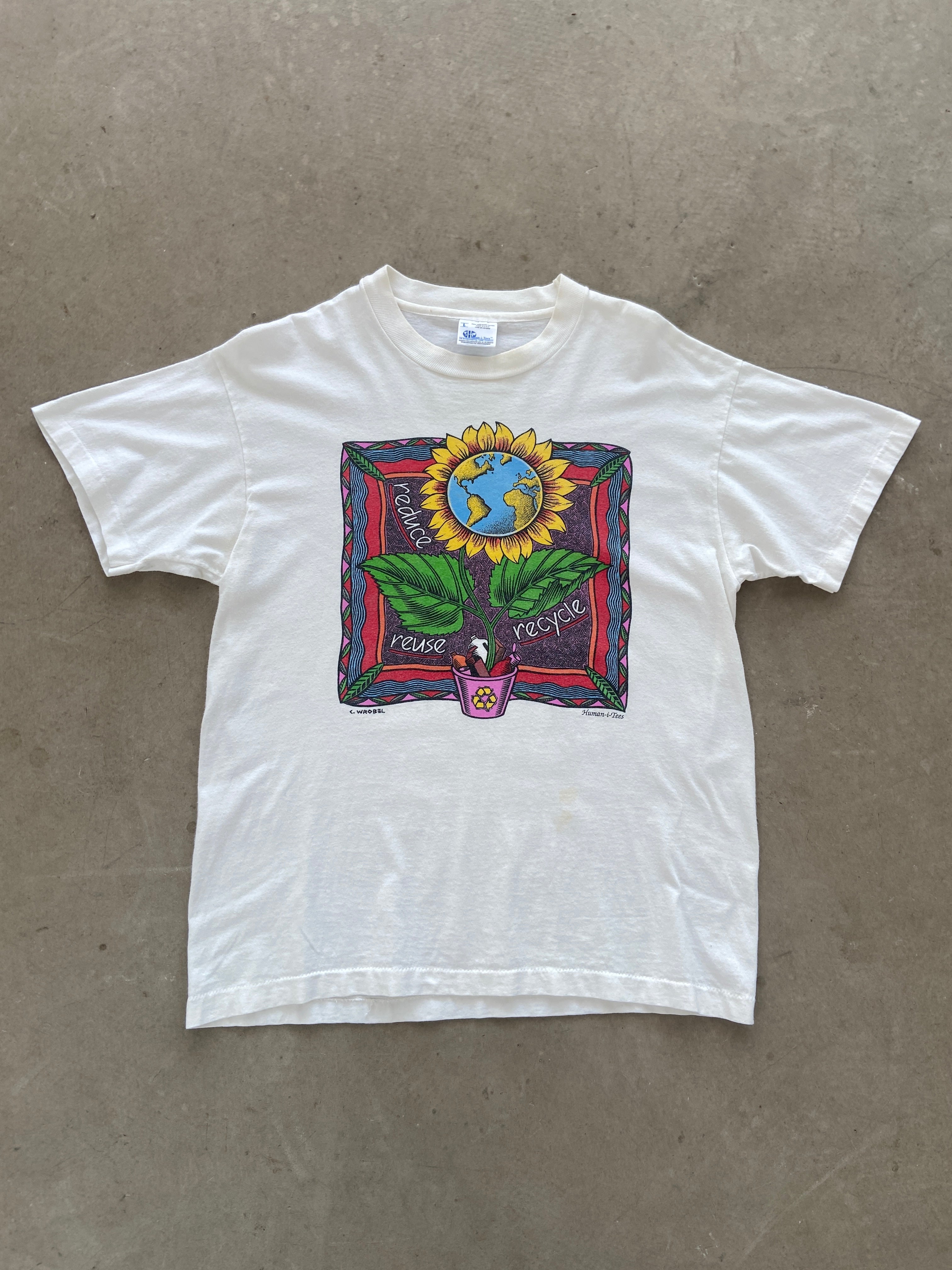 1990's Reduce Reuse Recycle T-Shirt - L – Permanent Orbit