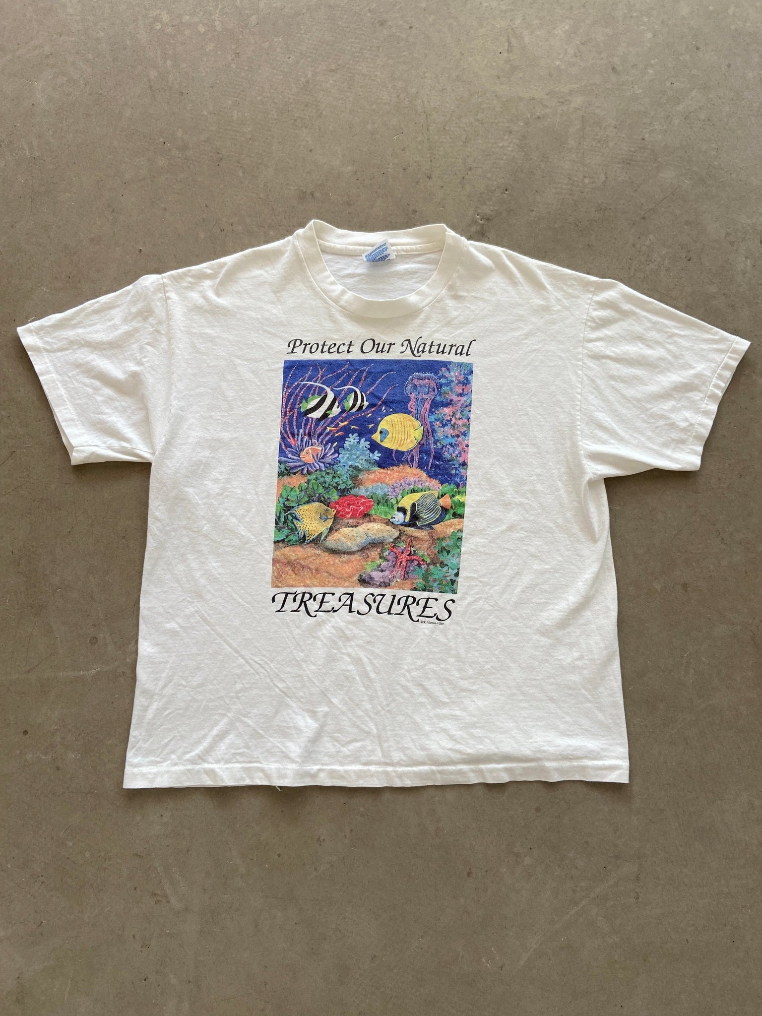 1990 Protect Our Natural Treasures T-Shirt - XL