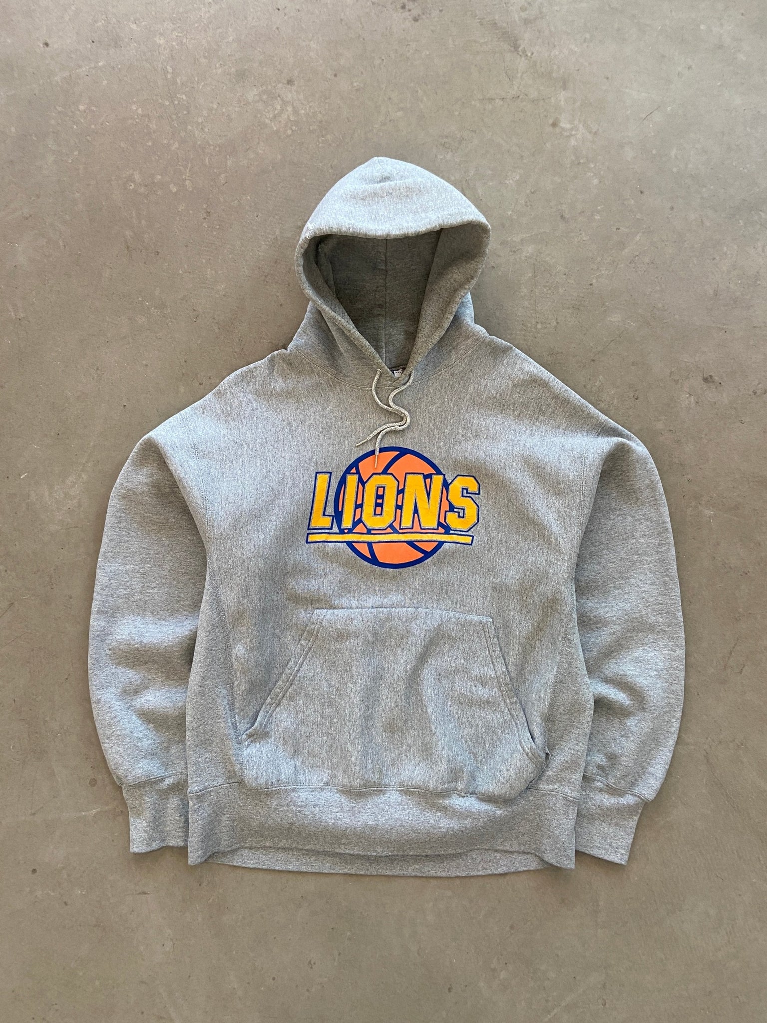 1990's Lions Basketball Hoodie - XL