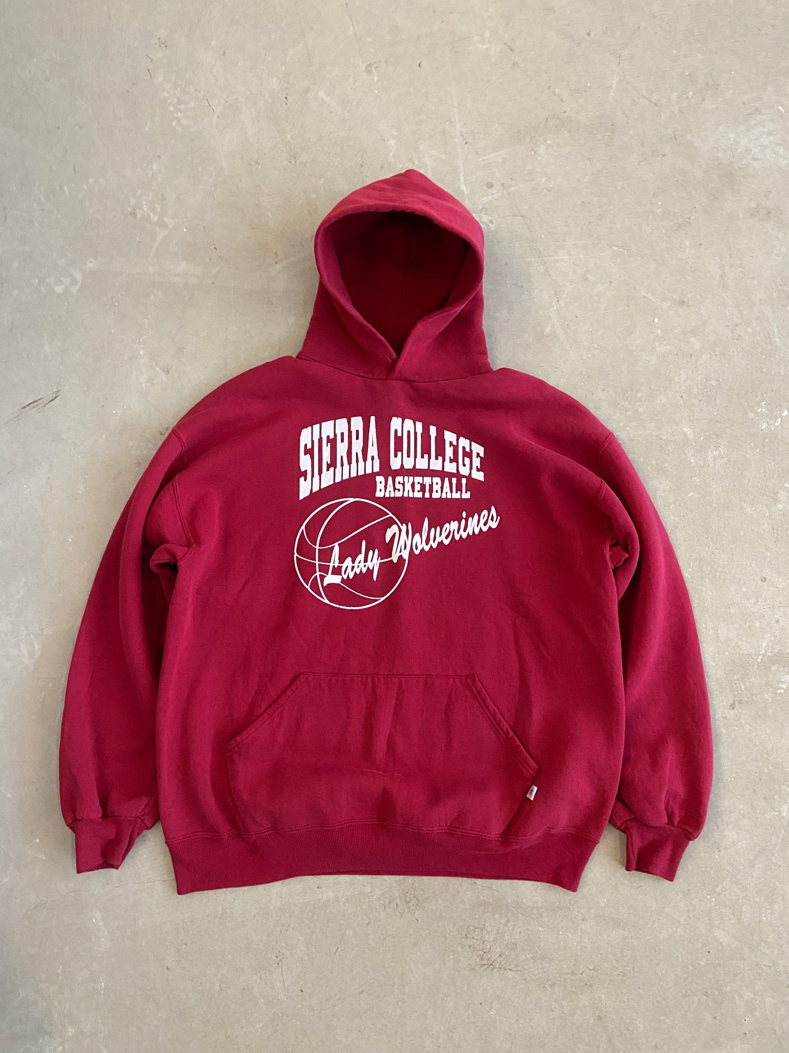 1990's Russell Athletic Sierra College Basketball Hoodie - XL