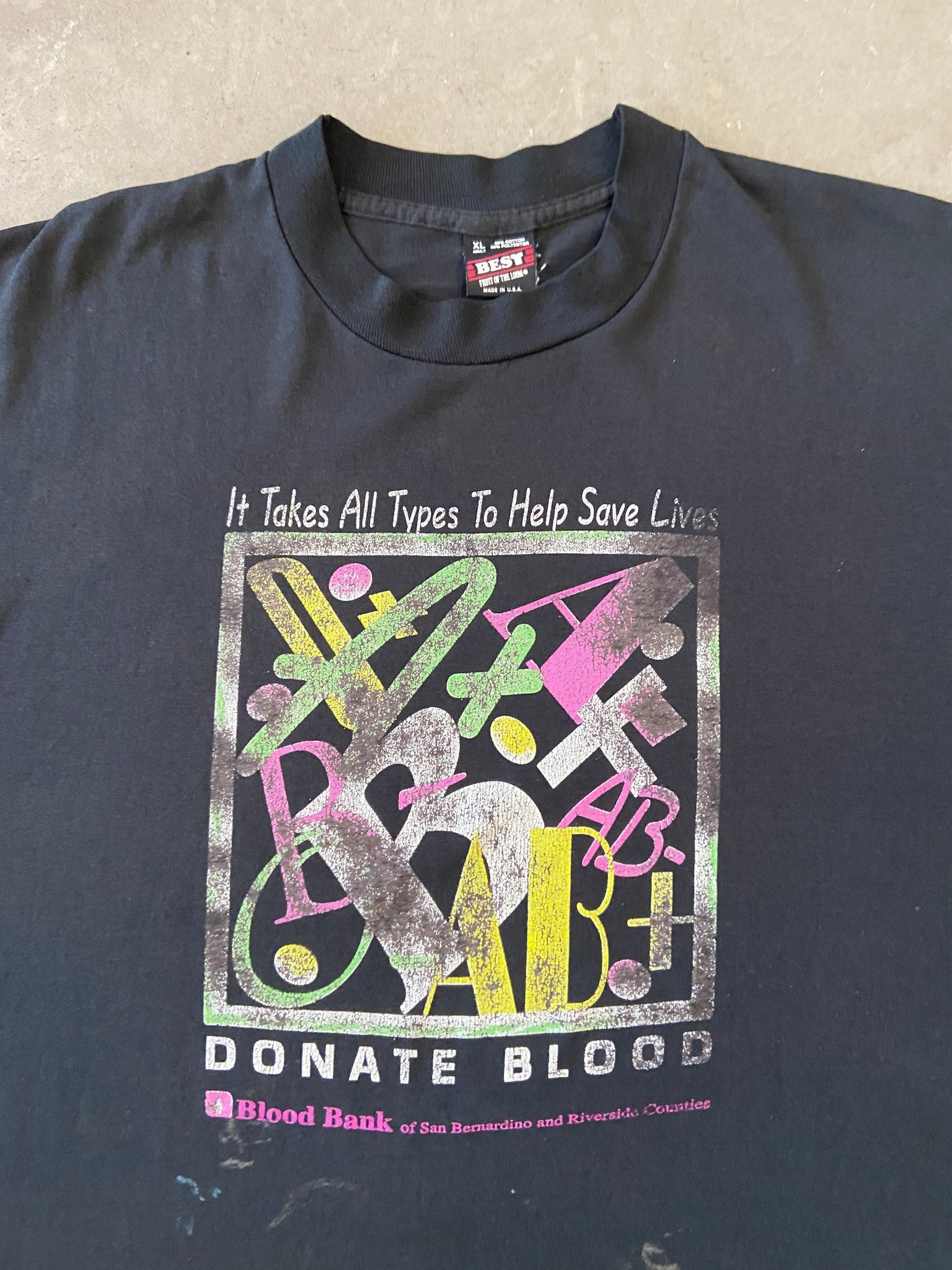 1990’s Donate Blood T-Shirt - XL