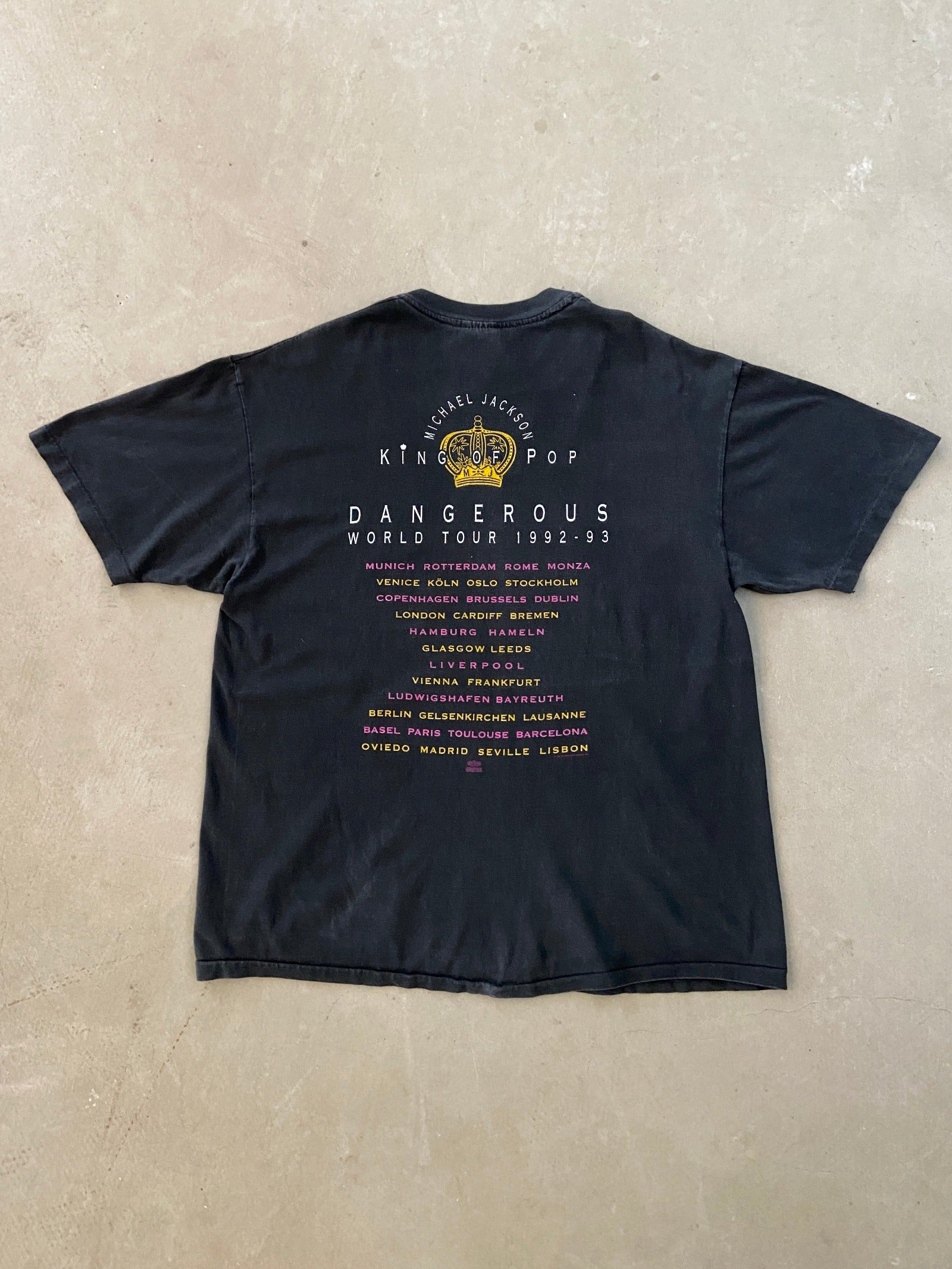 1992 Michael Jackson Dangerous Tour T-shirt - XL – Permanent Orbit