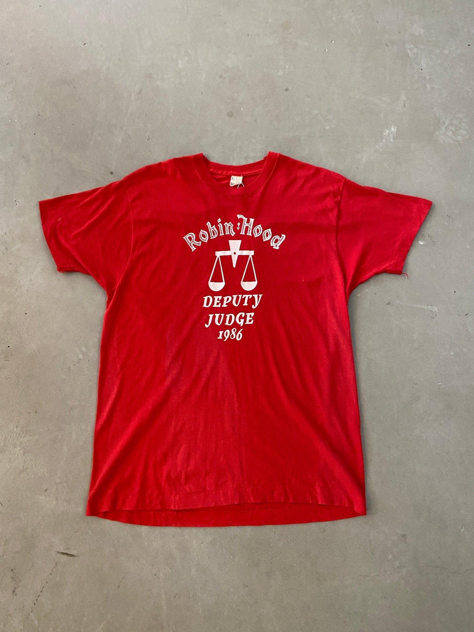 1986 Robin Hood Deputy Judge T-shirt - XL