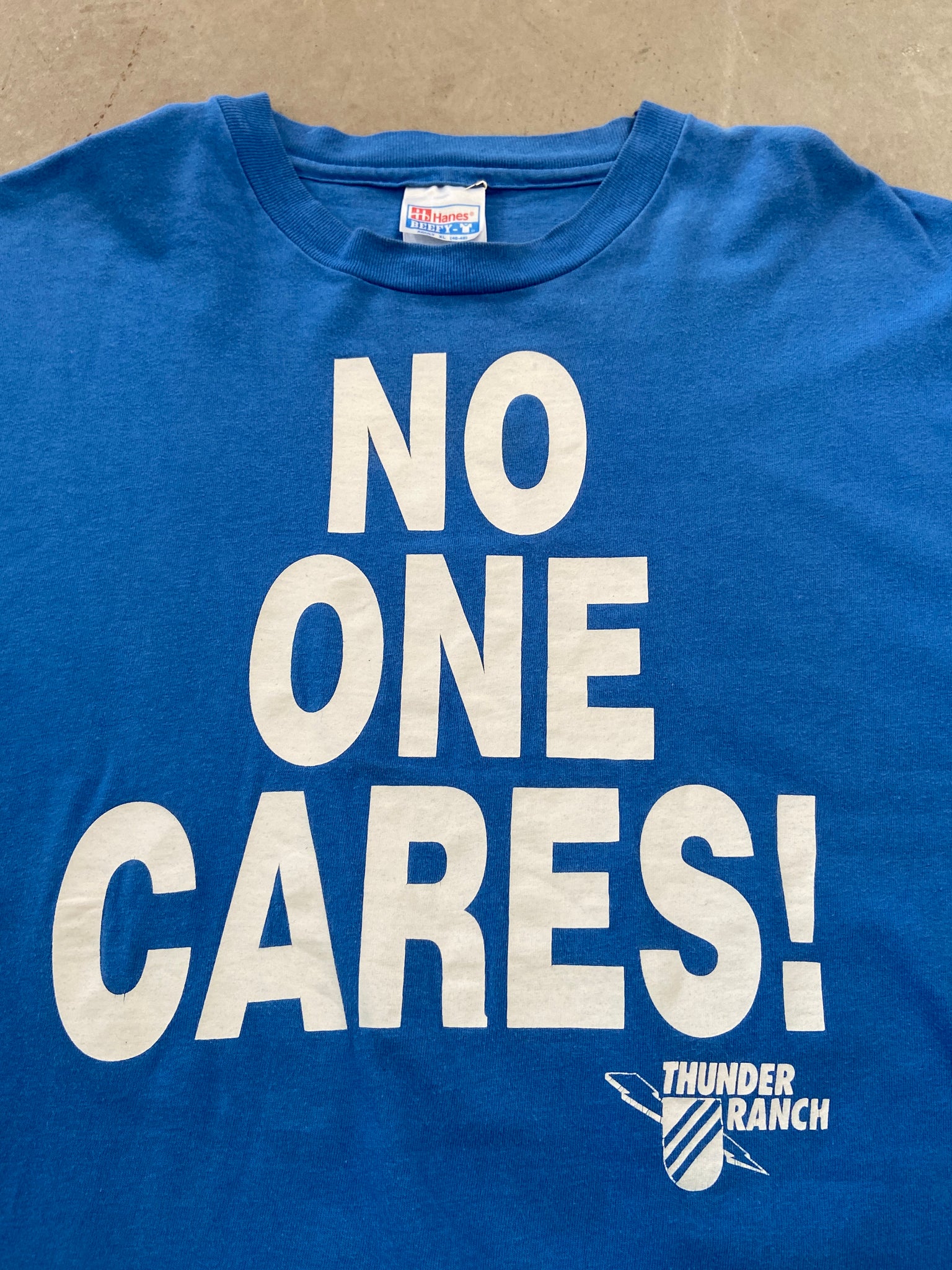 Thunder Ranch No One Cares! T-shirt - XL