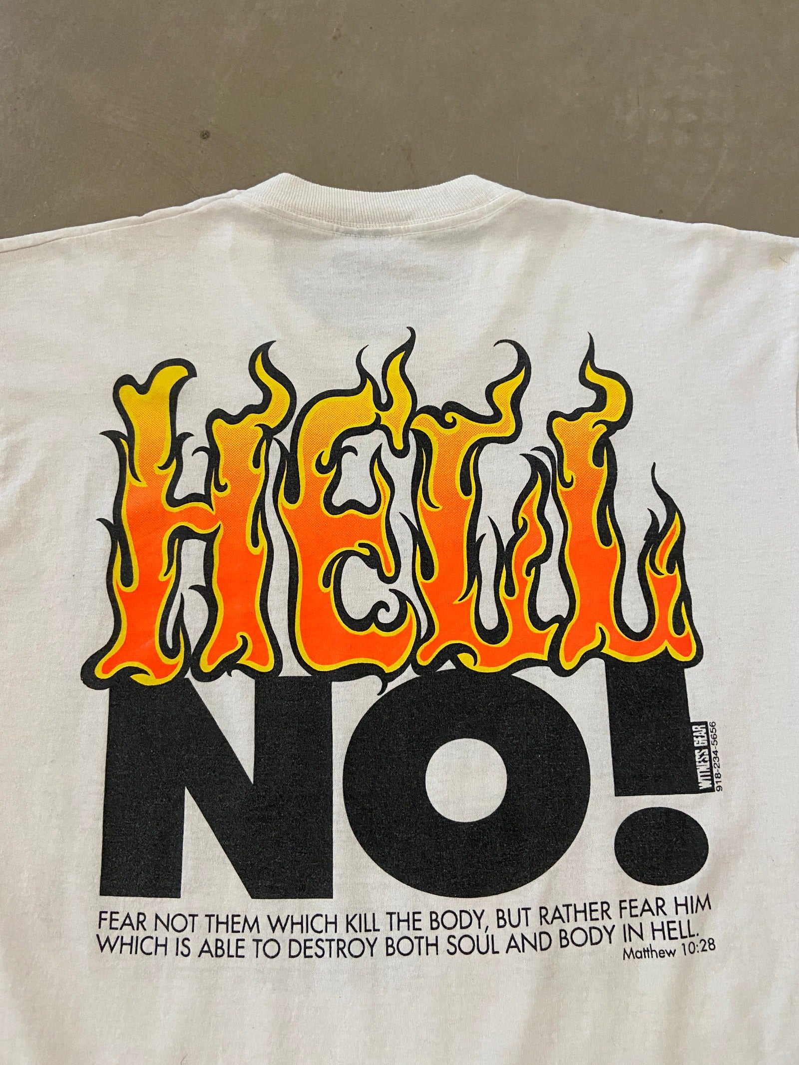 Heaven Yes, Hell No T-shirt - XL – Permanent Orbit