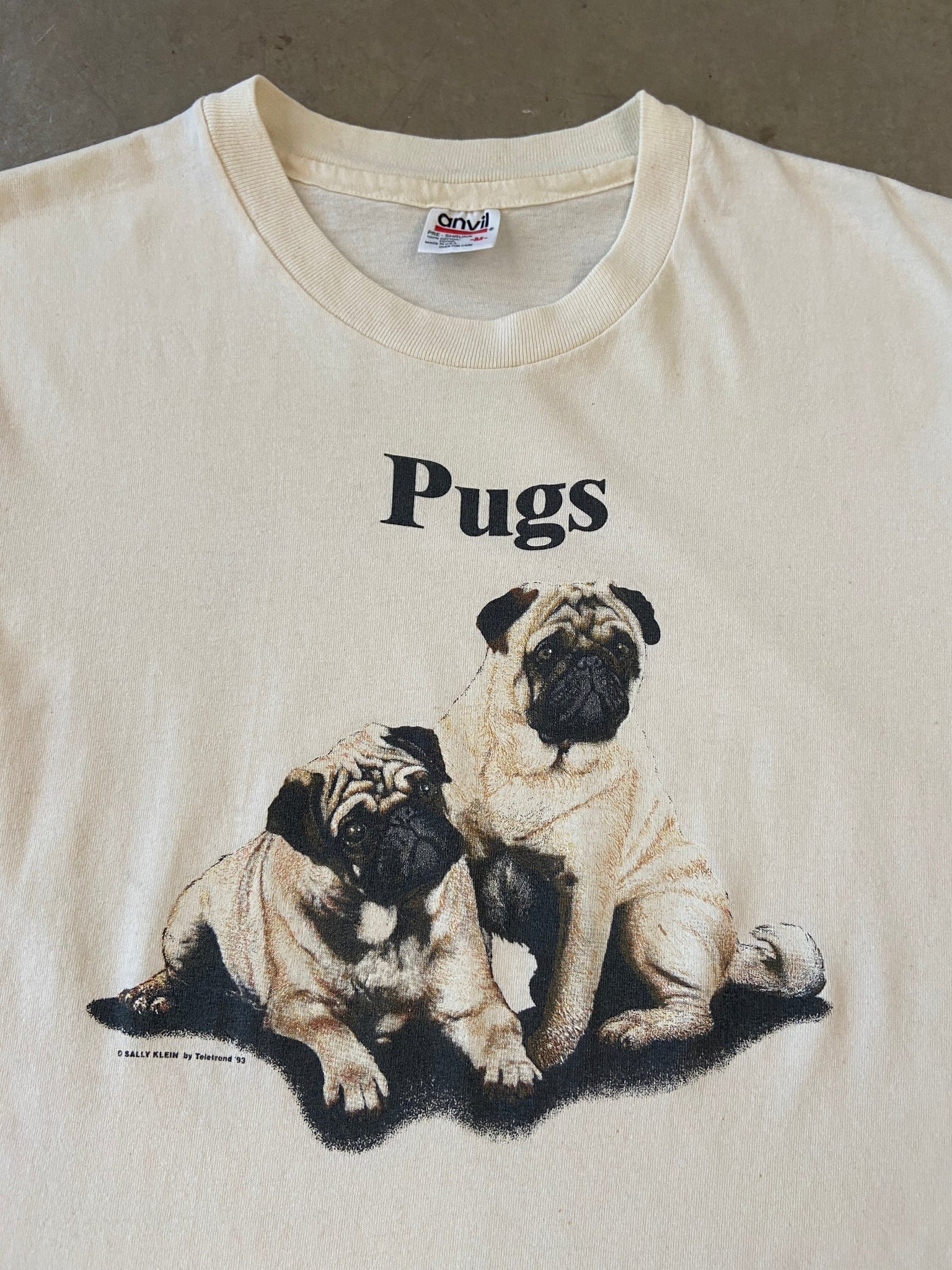 1993 Pugs T-shirt - M