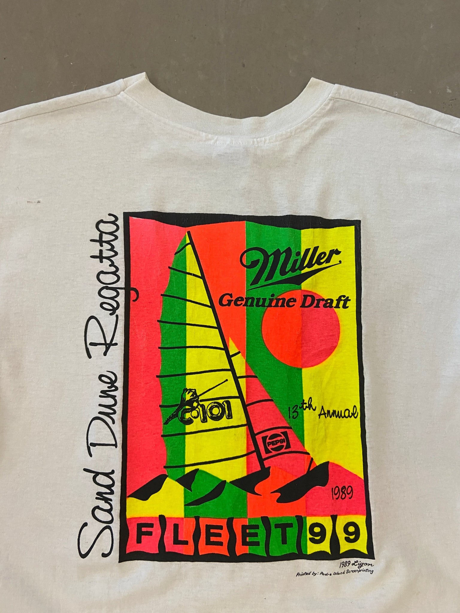 1989 Hobbie Fleet 99 Ruffrider Regatta T-Shirt - XL
