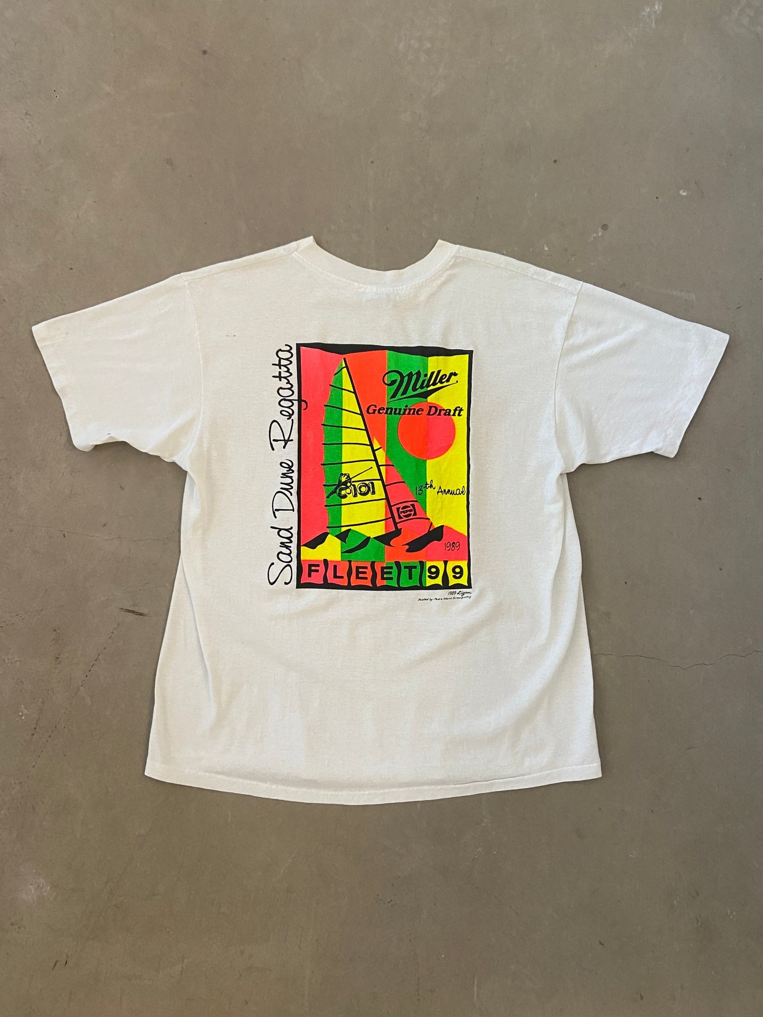 1989 Hobbie Fleet 99 Ruffrider Regatta T-Shirt - XL