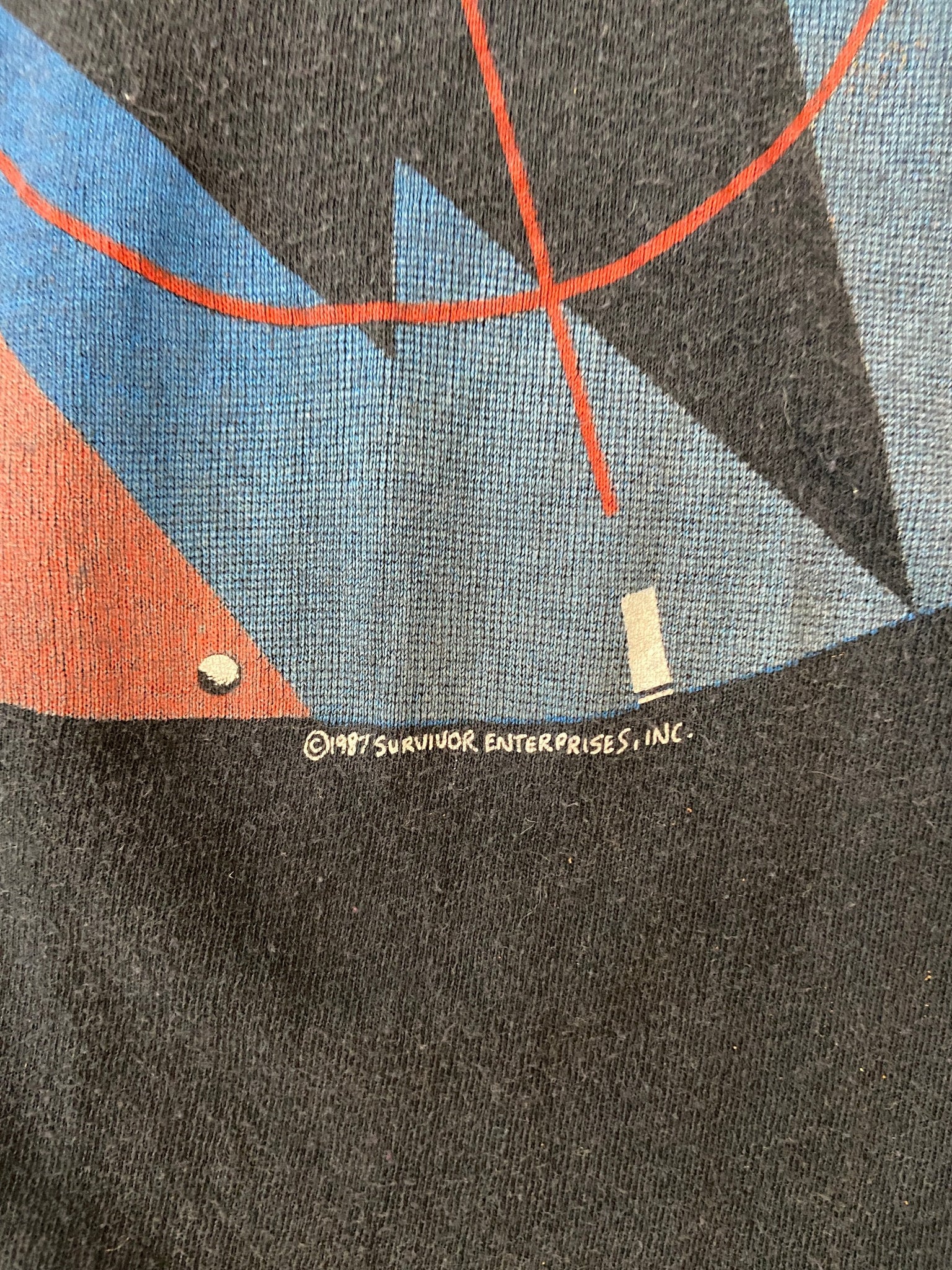 1987 Survivor When Seconds Count T-shirt - L