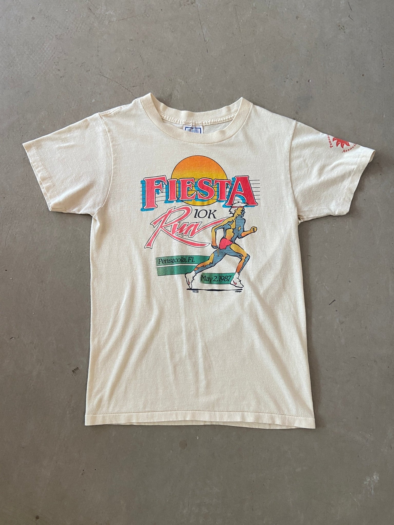 1987 Fiesta 10k Run T-shirt - M