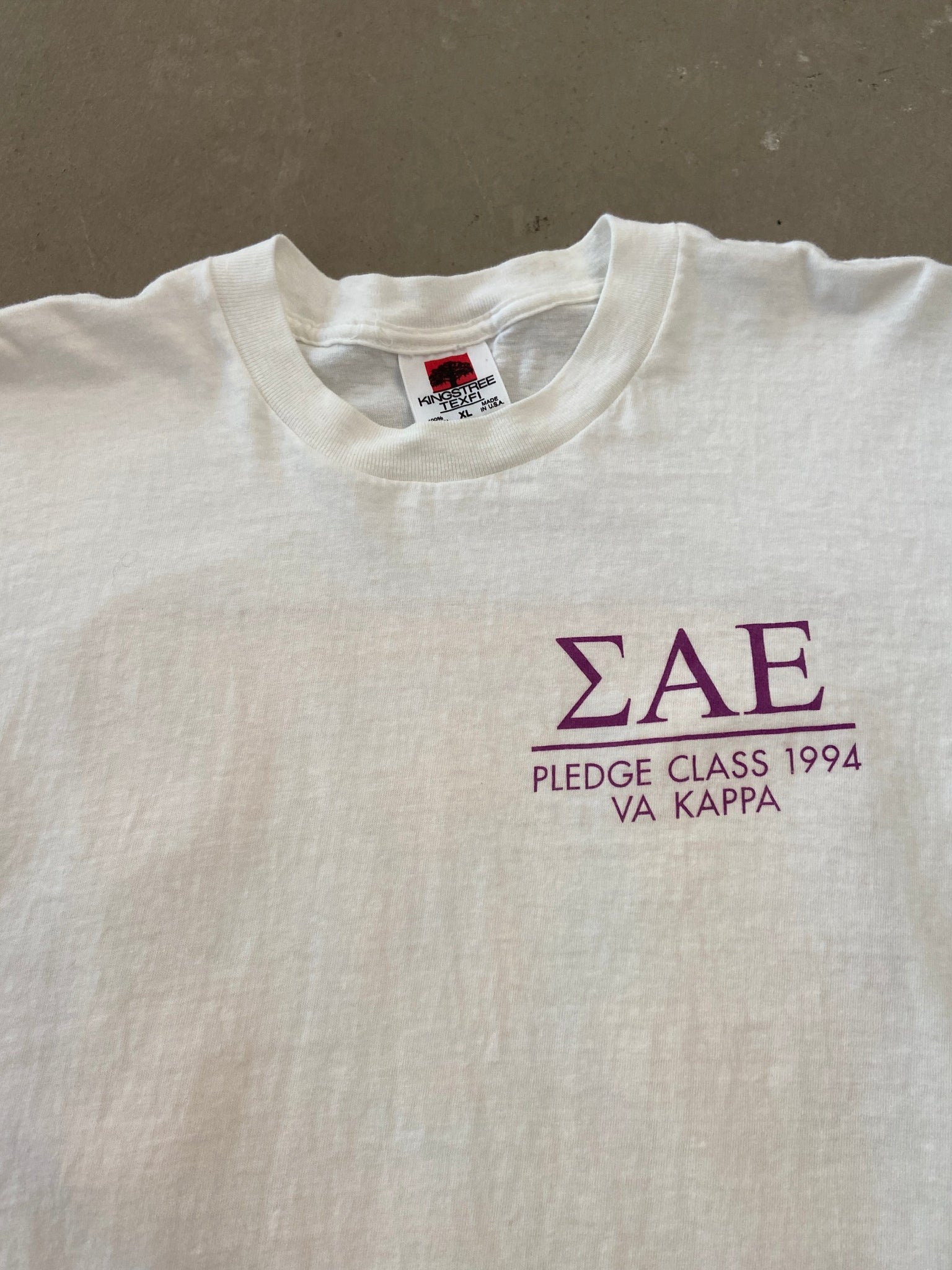 1994 VA KAPPA Pledge Class T-Shirt - XL