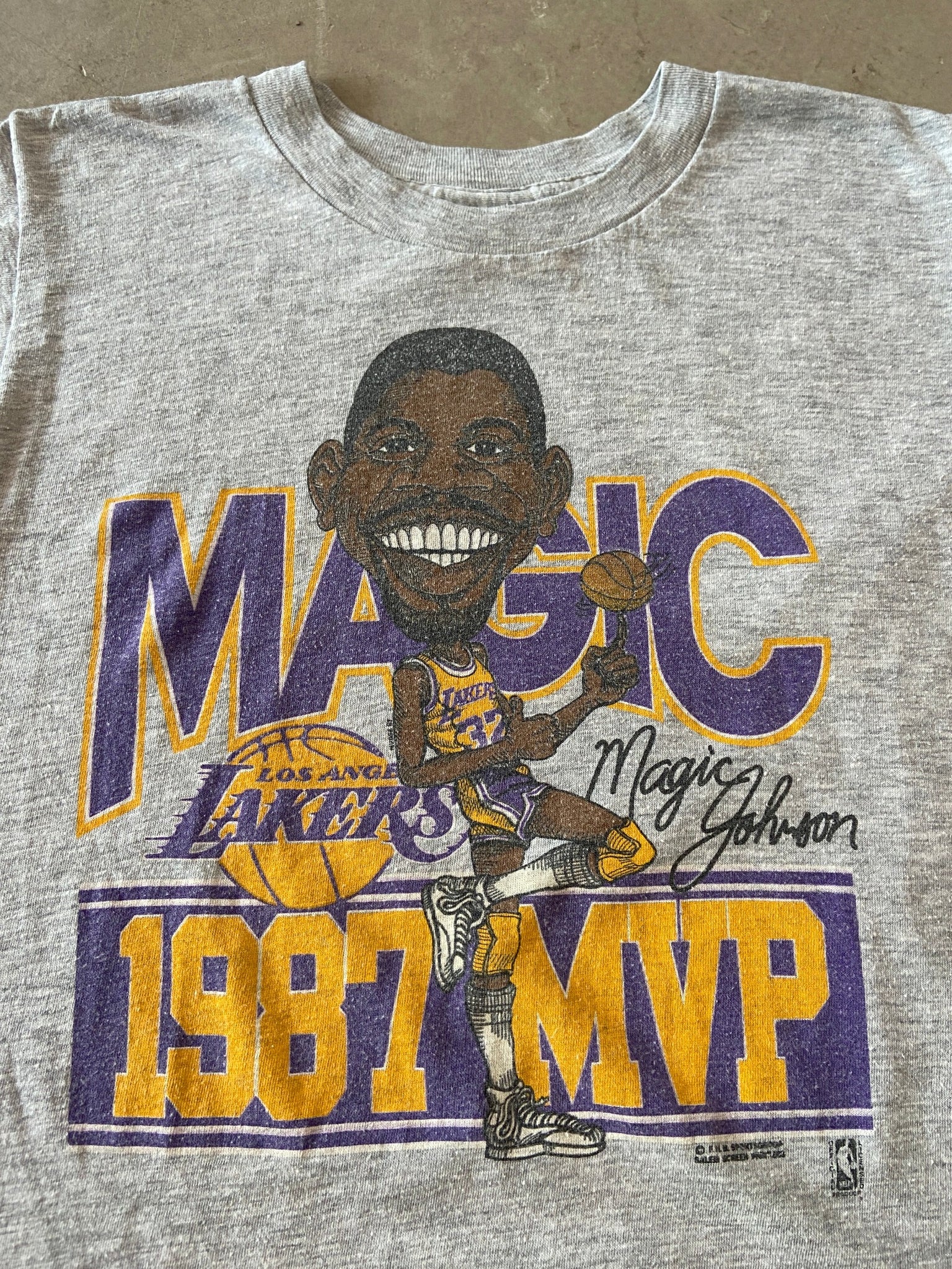 1987 Magic Johnson MVP T-shirt - M